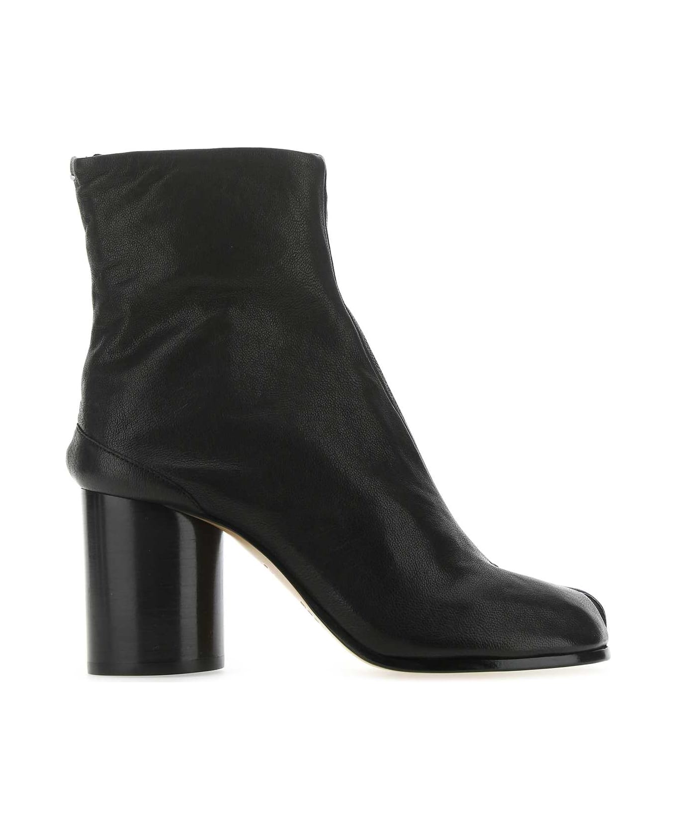 Maison Margiela Black Leather Tabi Ankle Boots - T8013