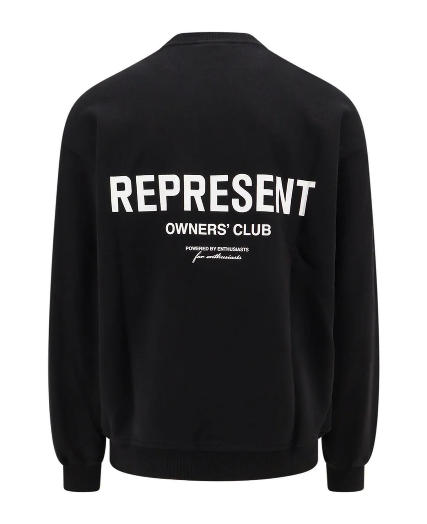 REPRESENT Black Cotton Sweatshirt - BLACK