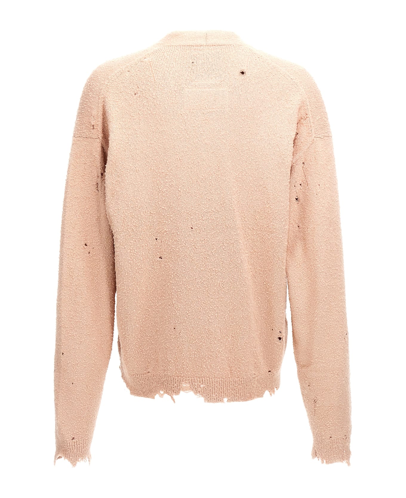 Mihara Yasuhiro Distressed Cardigan - Pink