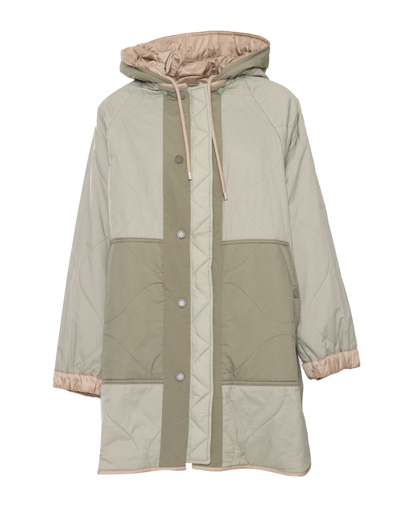 Weekend Max Mara Veranda Quilted Coat - BEIGE
