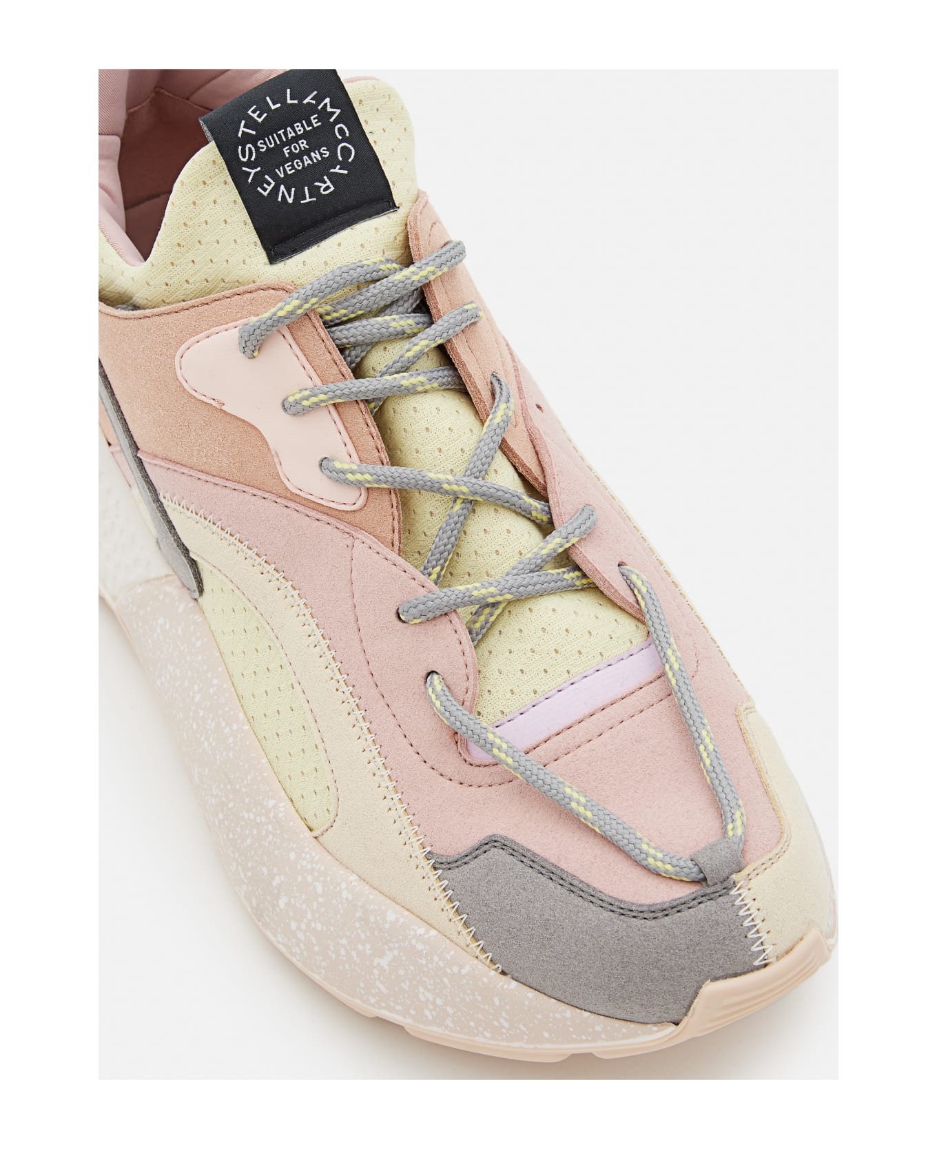 Stella McCartney Sneakers In Rose-pink Polyamide - MultiColour