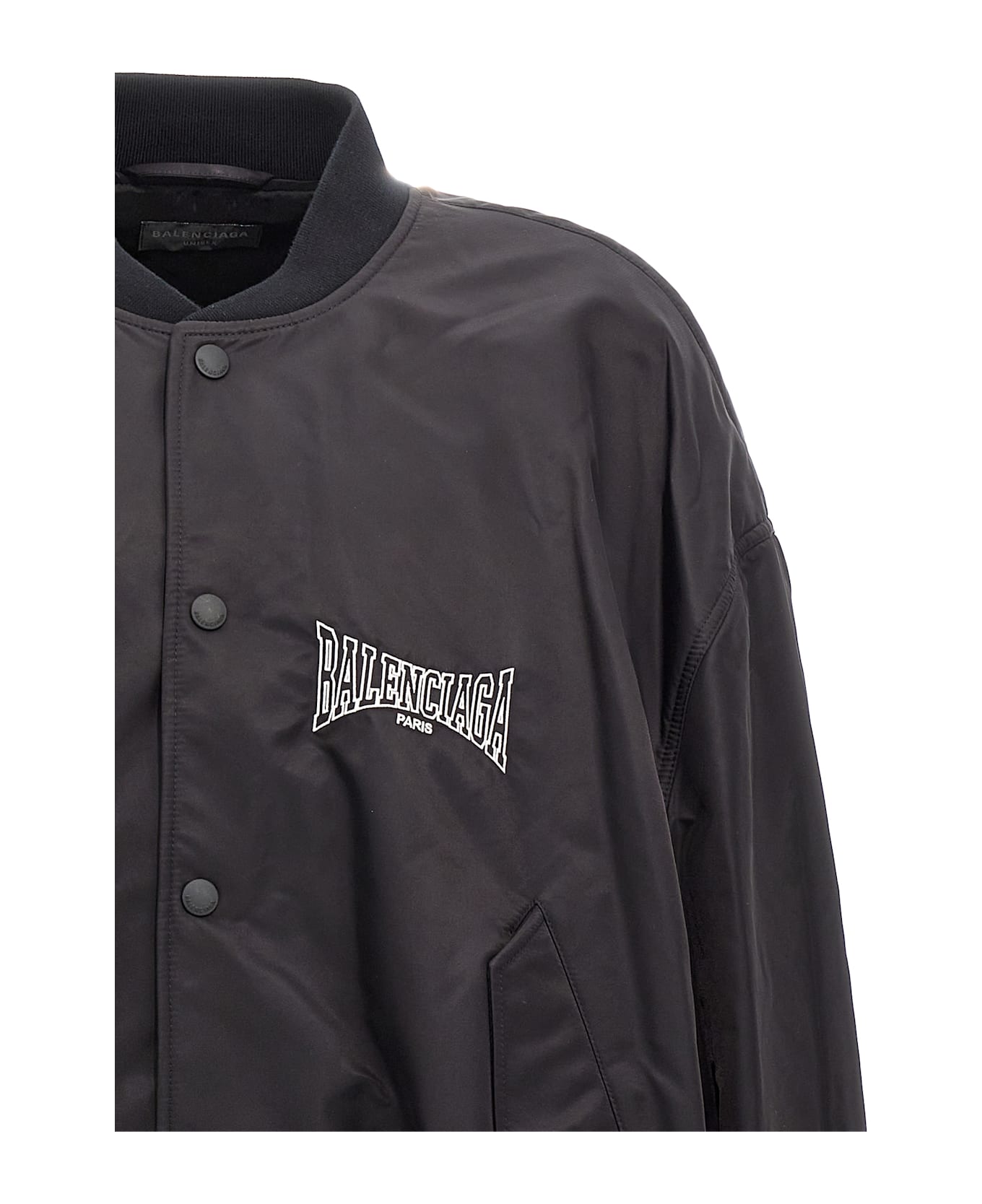 Balenciaga 'varsity Balenciaga Boxing' Bomber Jacket - Black  