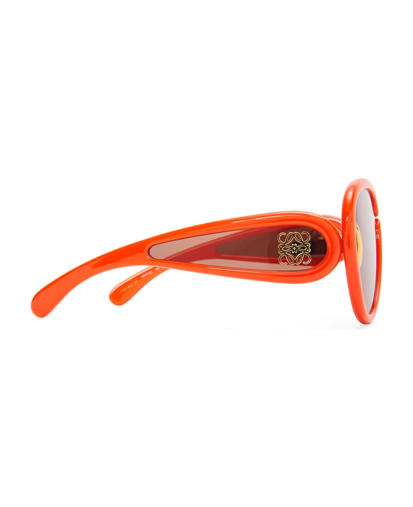 Loewe Pilot Mask - Shiny Orange Sunglasses - orange