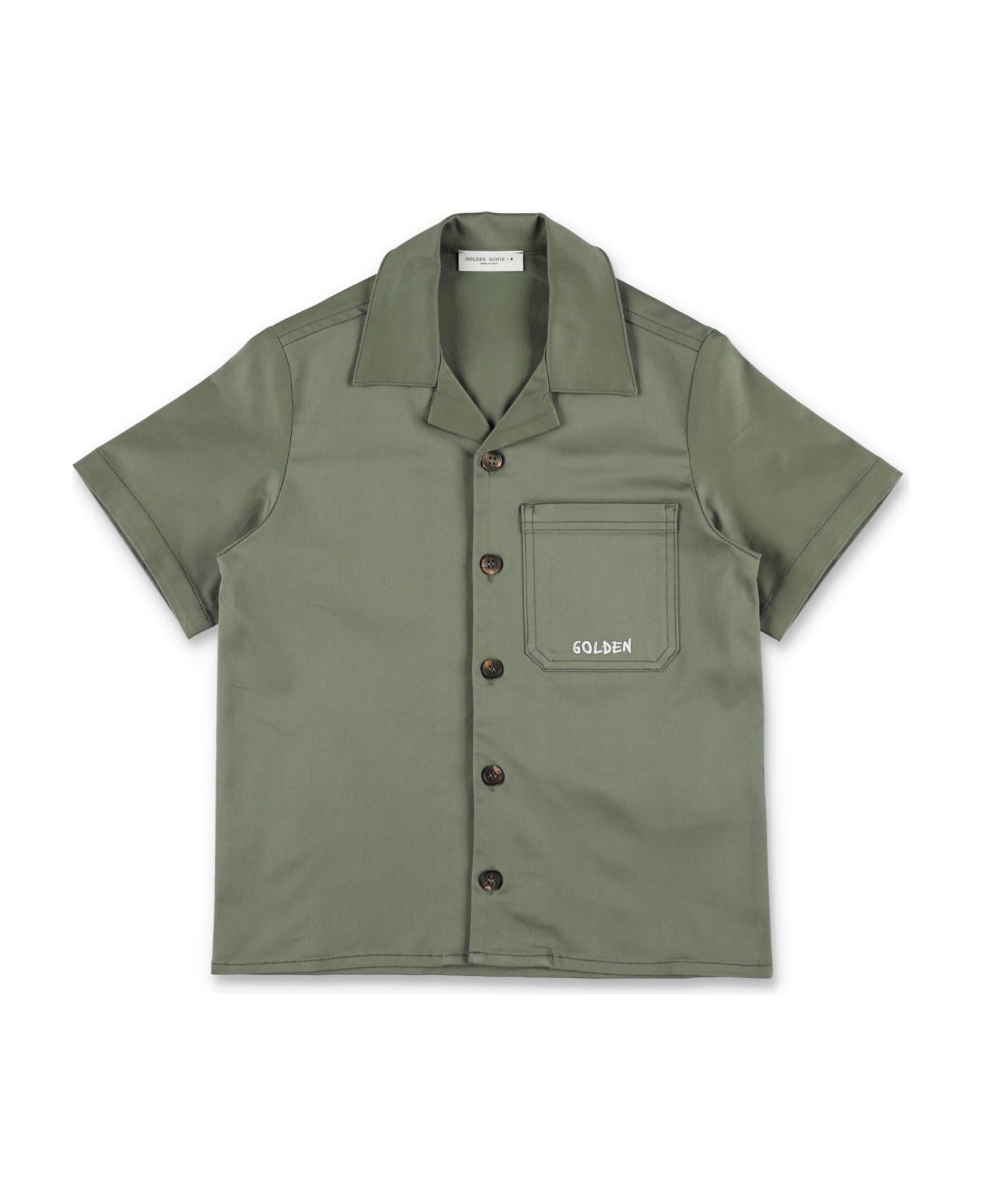 Golden Goose Boxy Fit Shirt - IVY GREEN