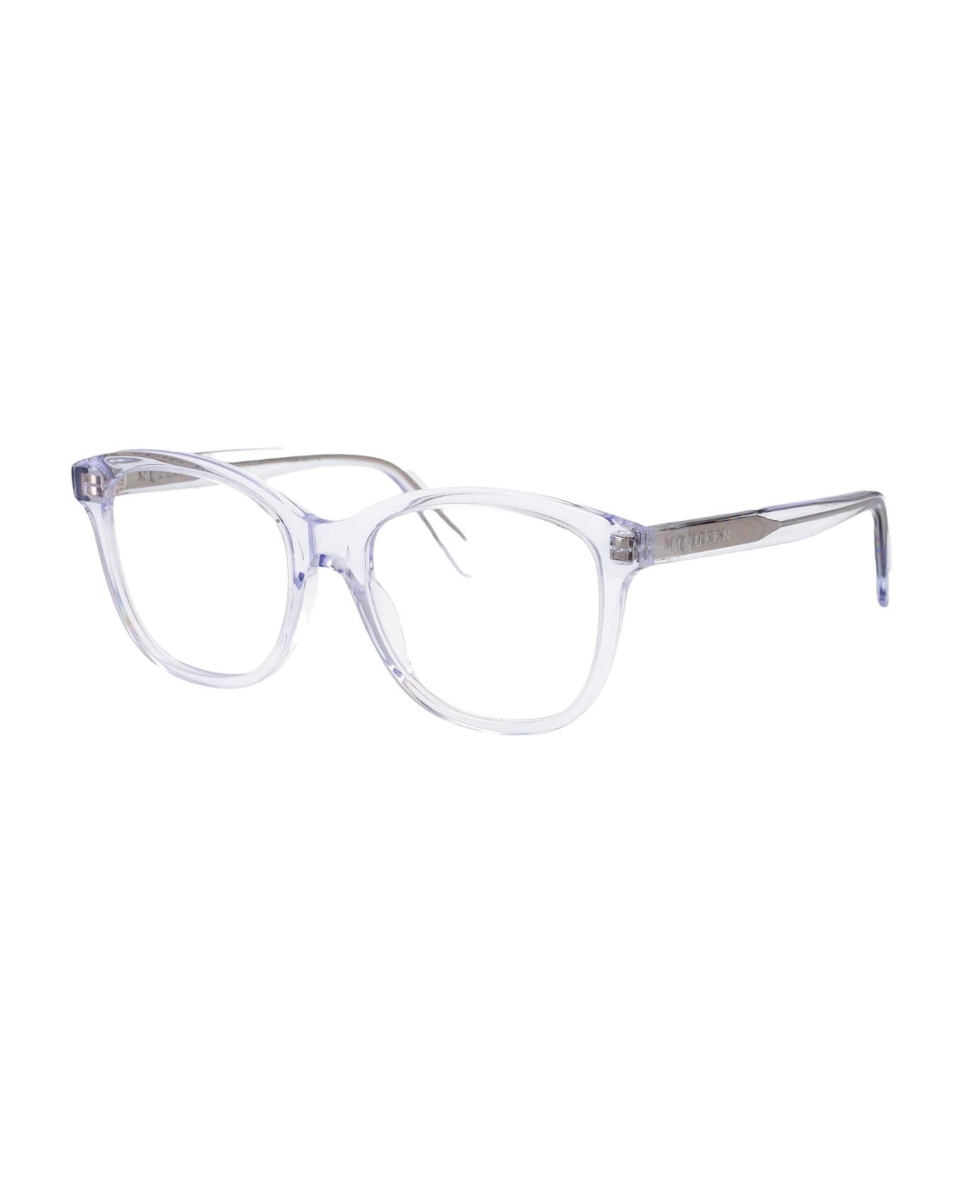 Alexander McQueen Eyewear Am0487o Glasses - CRYSTAL-CRYSTAL-TRANSPARENT