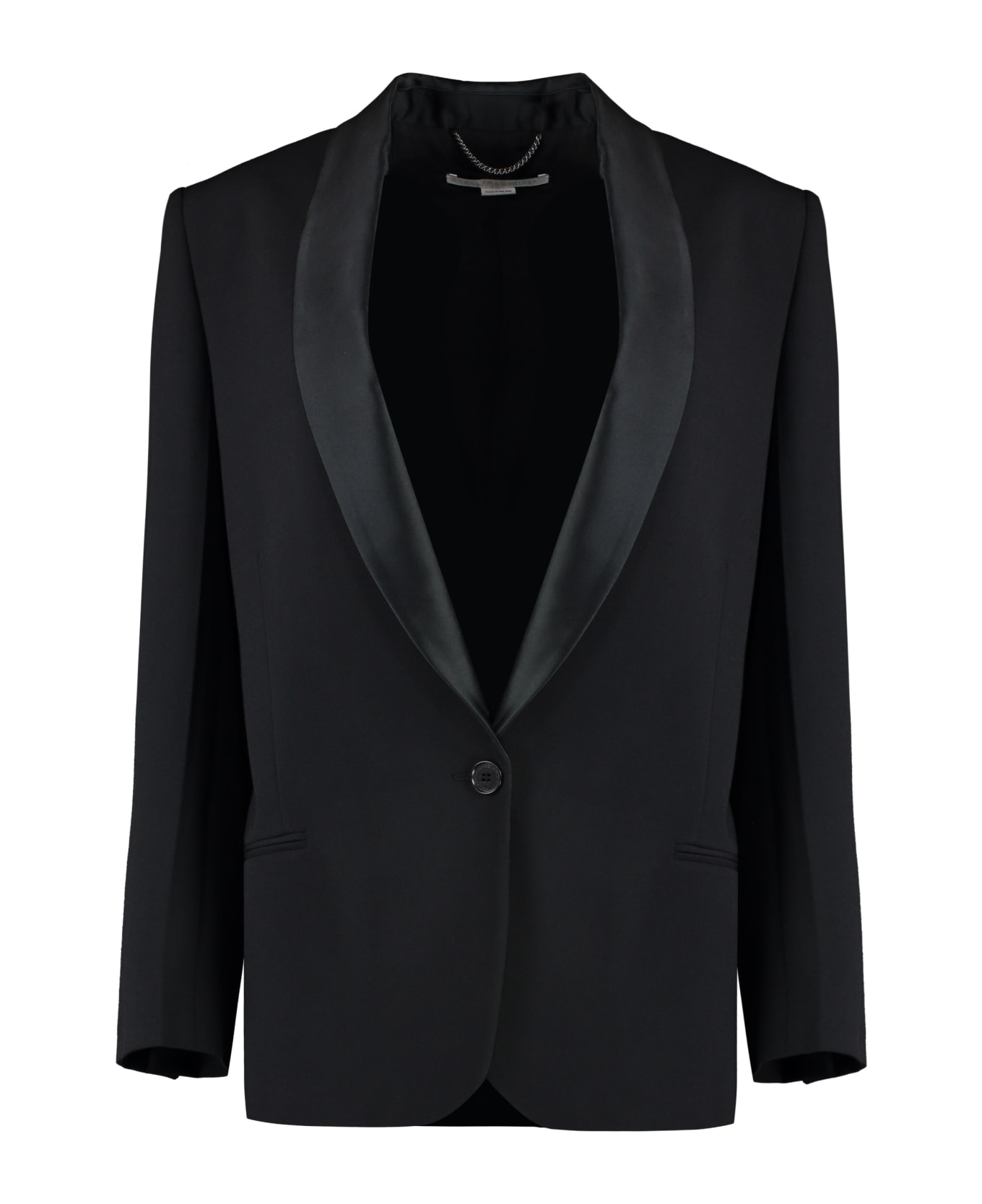 Stella McCartney Single-breasted One Button Jacket - black