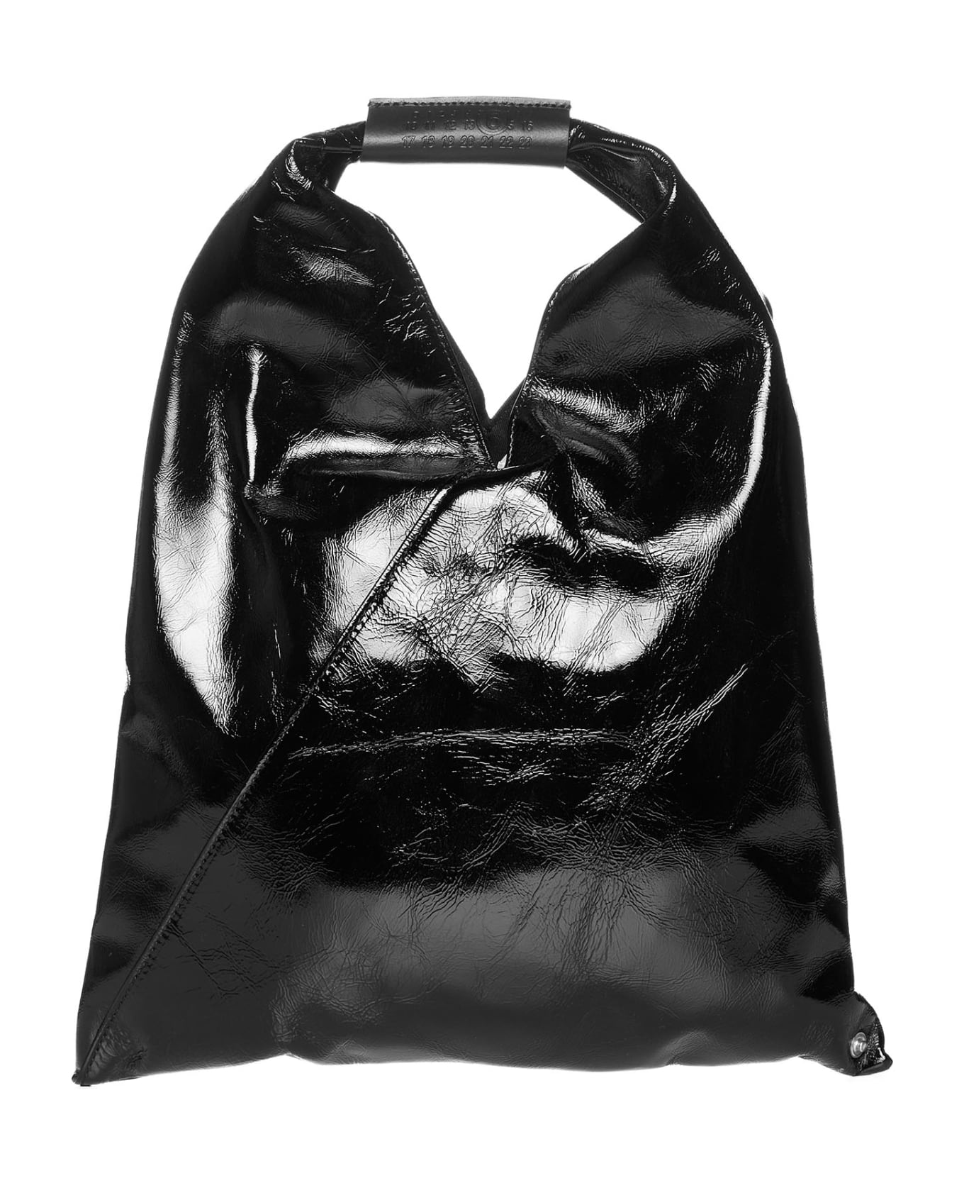 MM6 Maison Margiela Japanese Leather Handbag - black トートバッグ