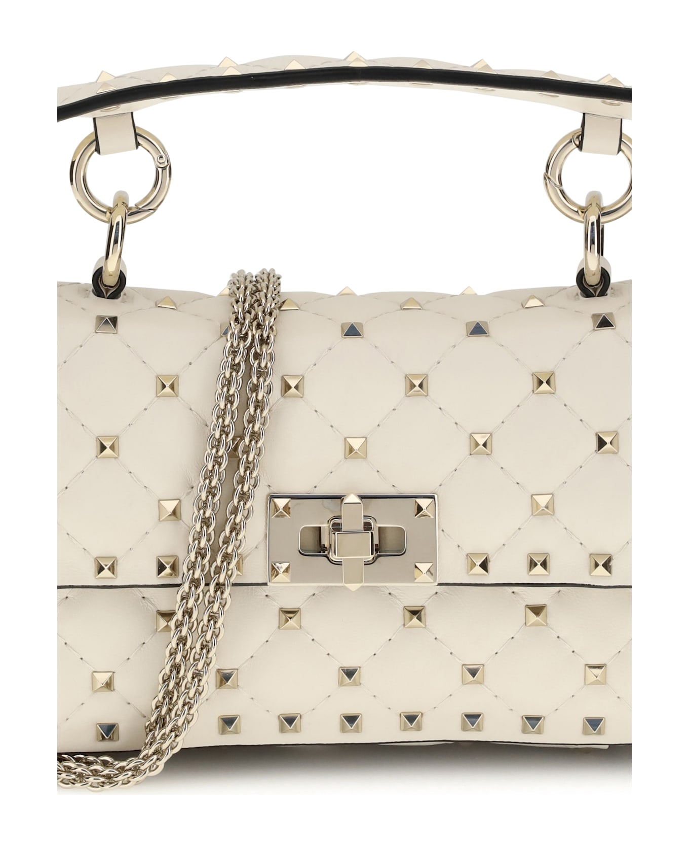 Valentino Garavani Small Leather Rockstud Spike Handbag
