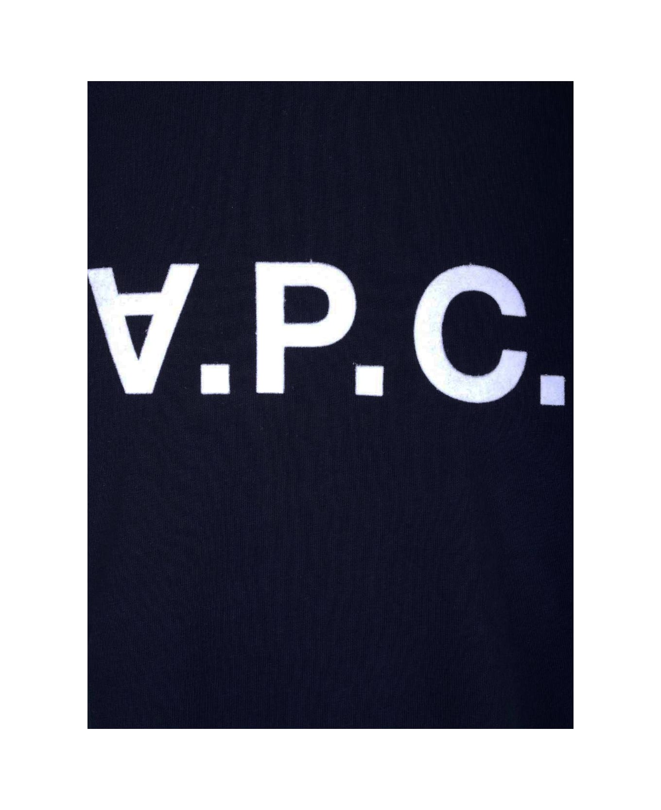 A.P.C. Standard Grand Vpc T-shirt - DARKNAVYECRU