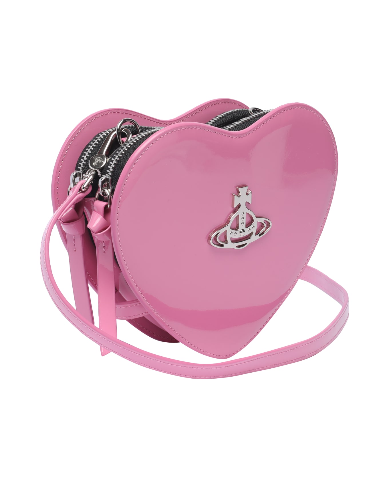 Vivienne Westwood Louise Heart Crossbody Bag - PINK