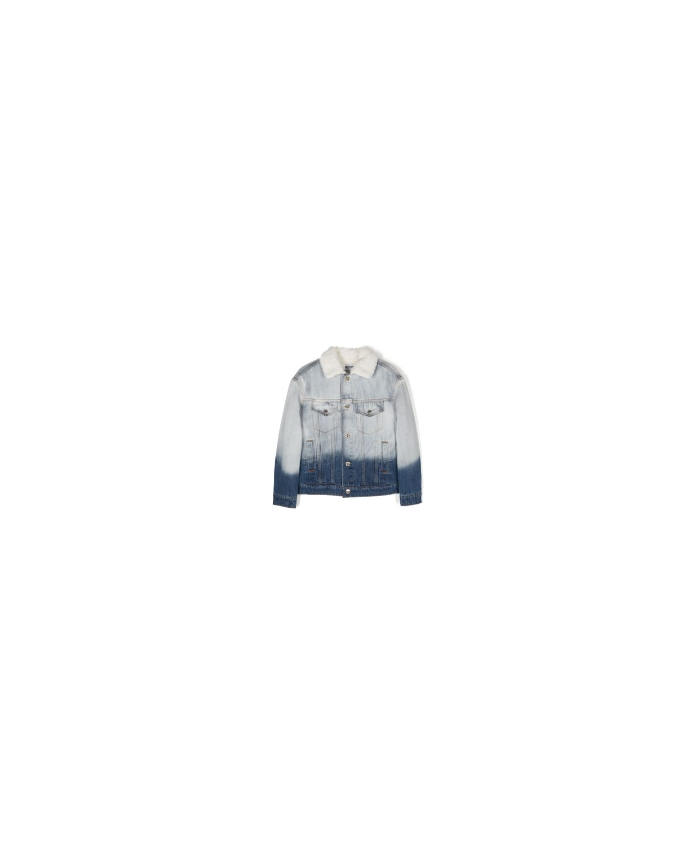 Moschino Denim Jacket With Embroidery