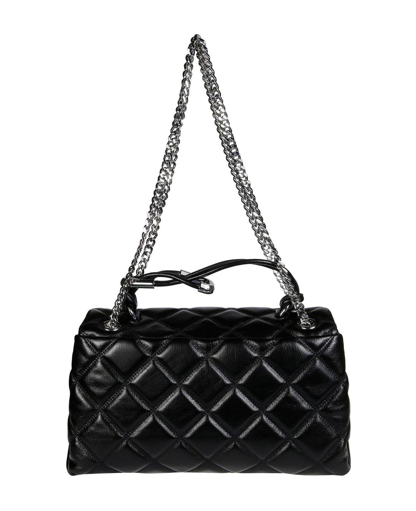 Marc Jacobs The Quilted Dual Convertible Shoulder Bag - Black