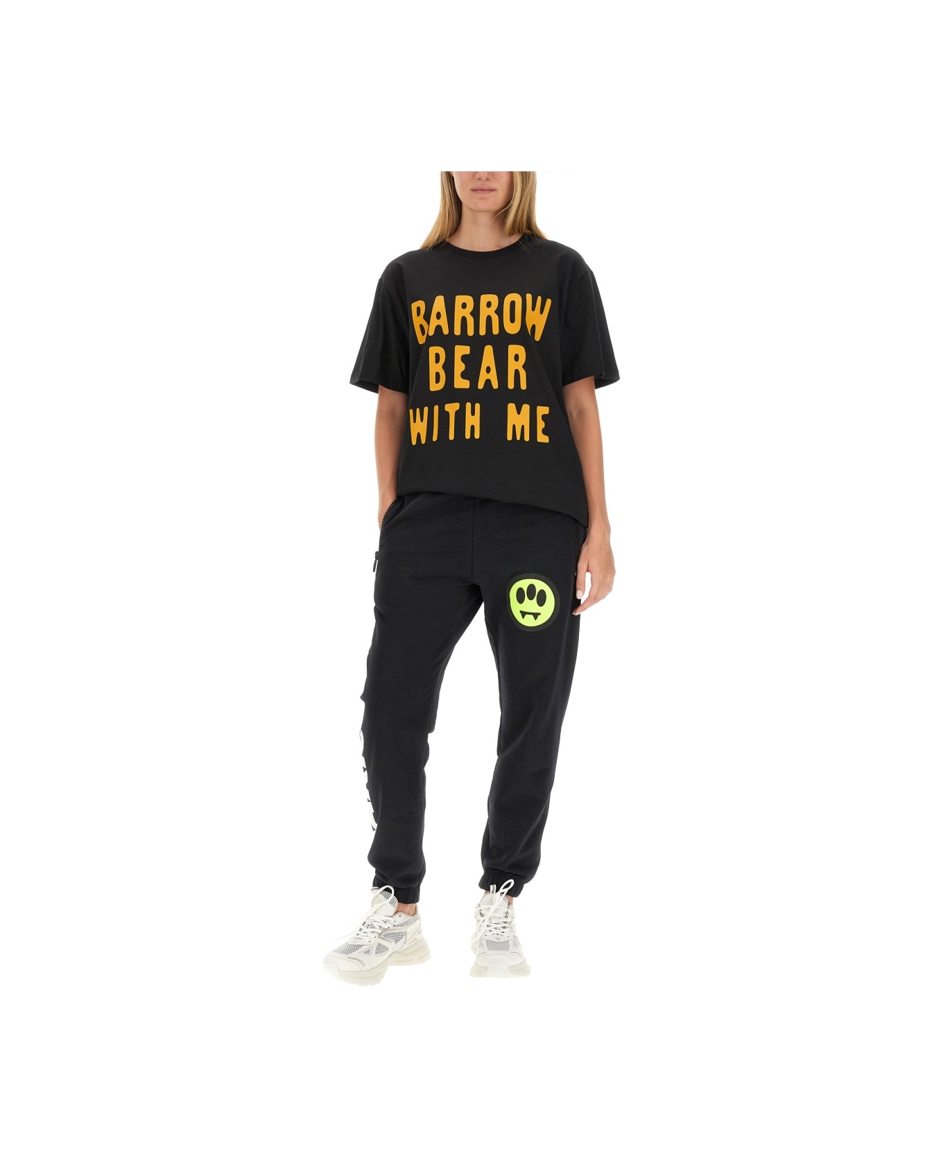 Barrow T-shirt With Logo - BLACK Tシャツ