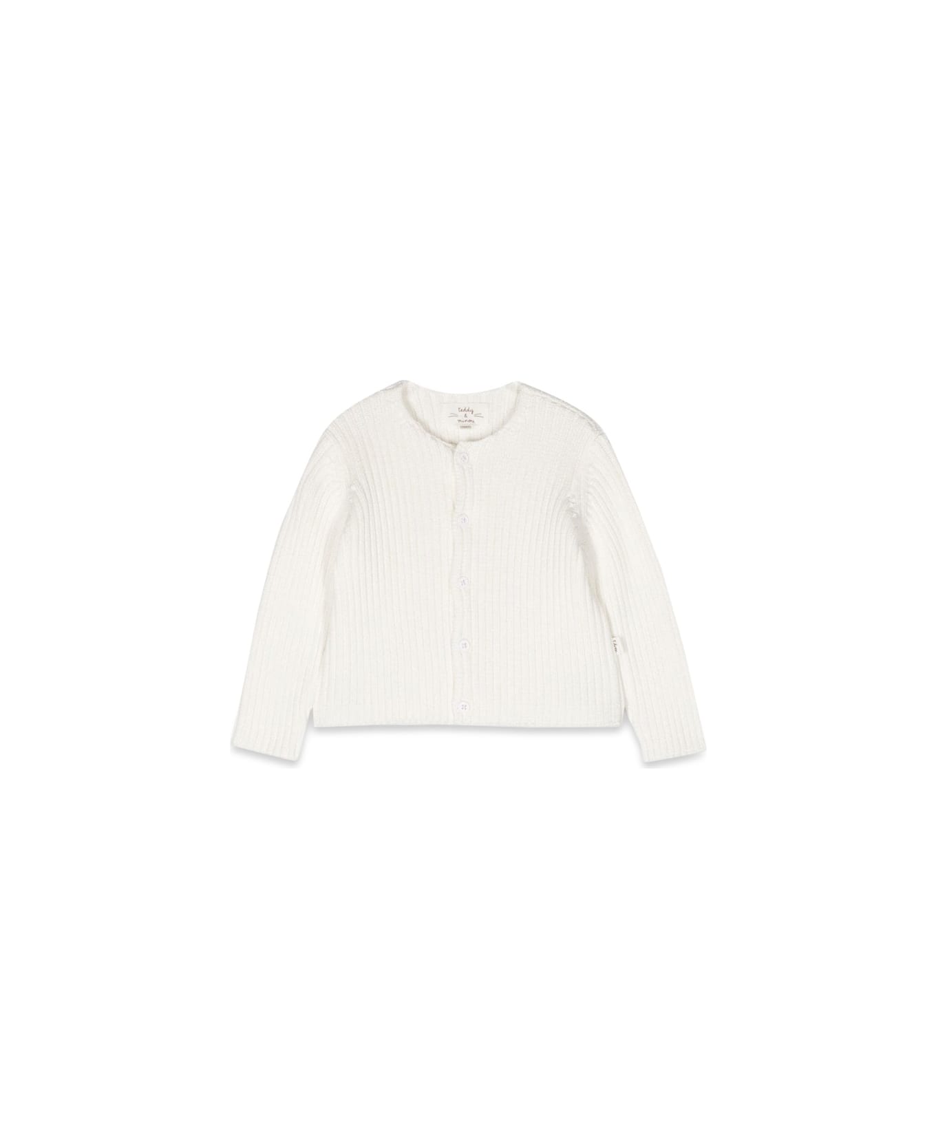 Teddy & Minou Cardigan - WHITE