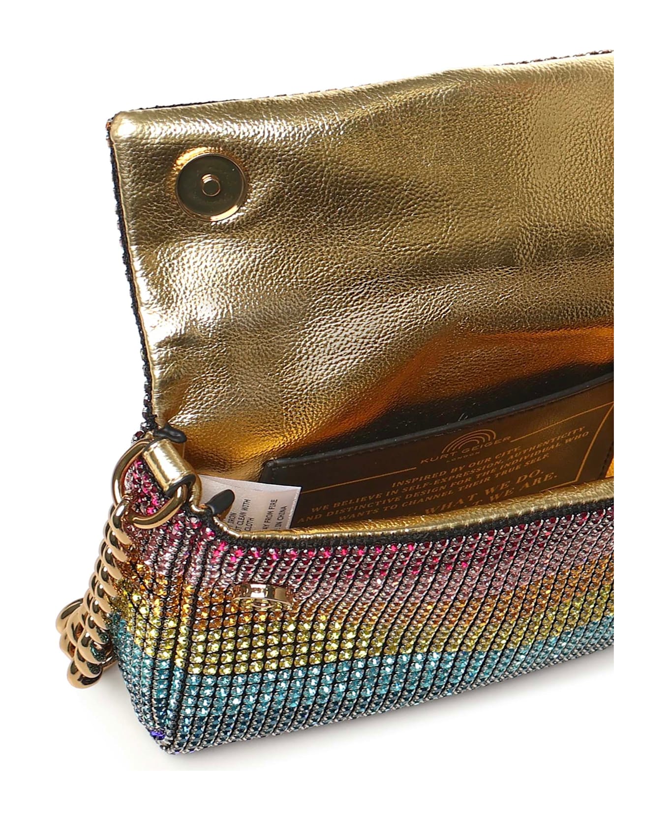 Kurt Geiger Party Shoulder Bag With Crystals - MultiColour