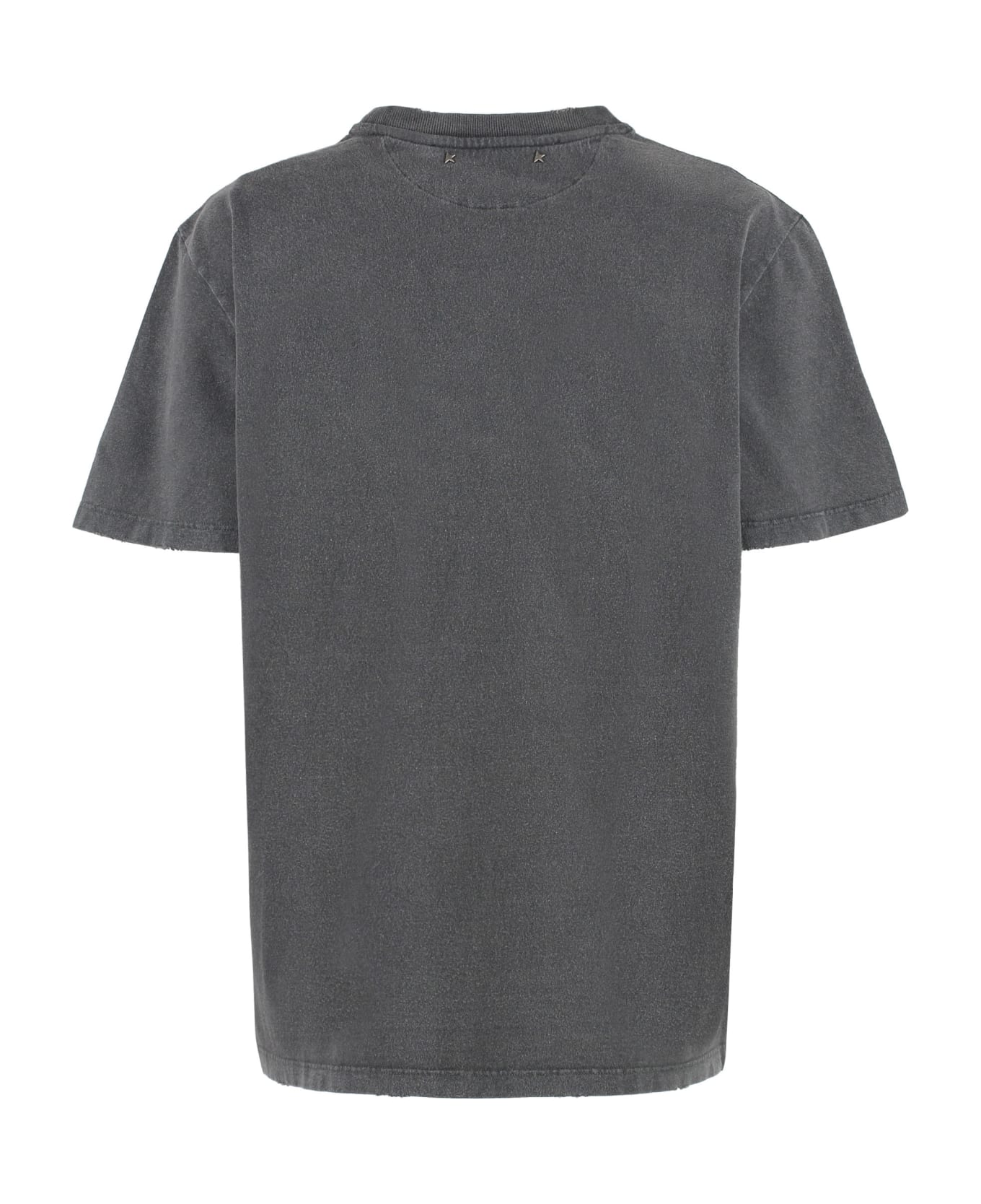 Golden Goose Logo Cotton T-shirt - grey Tシャツ