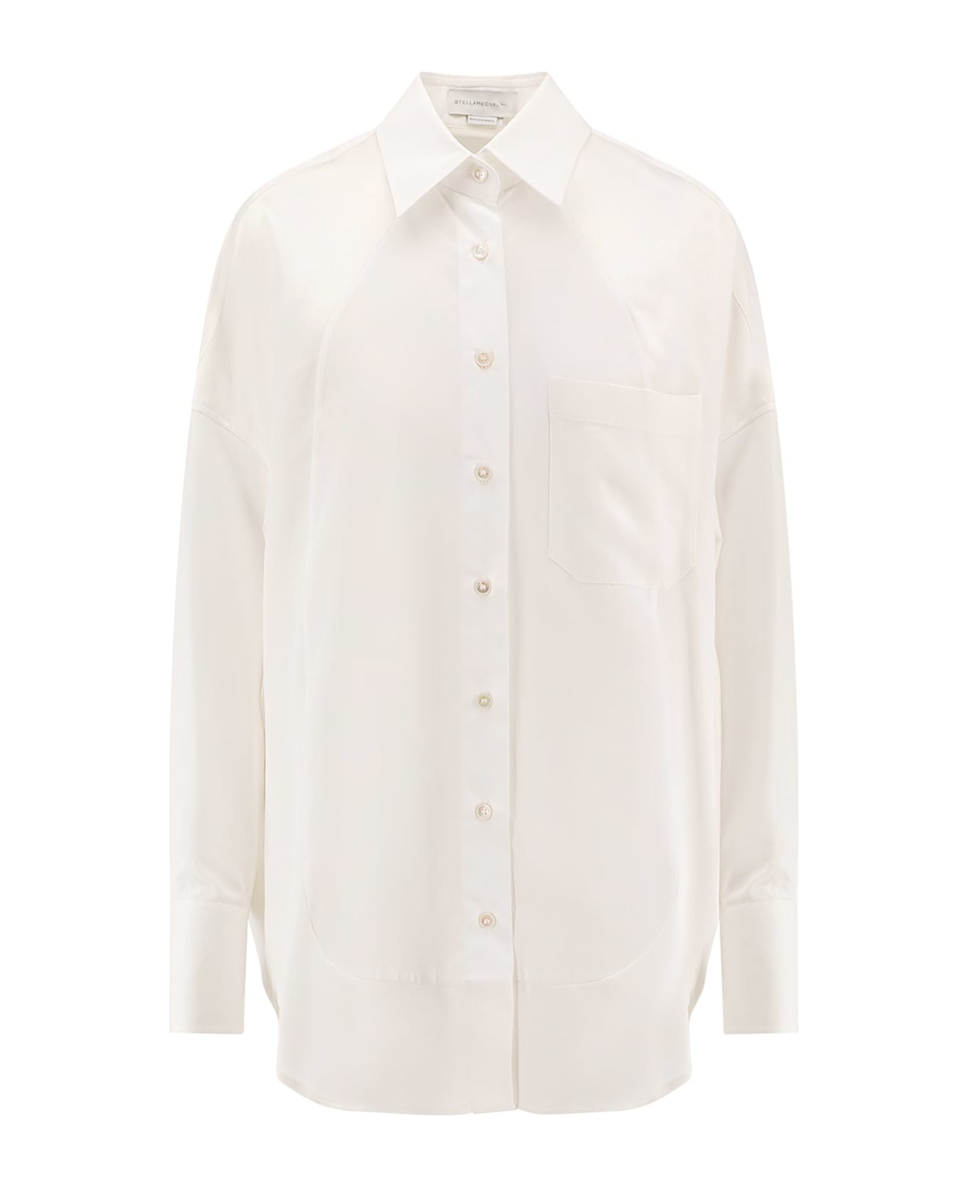 Stella McCartney Oversize Satin Shirt - White