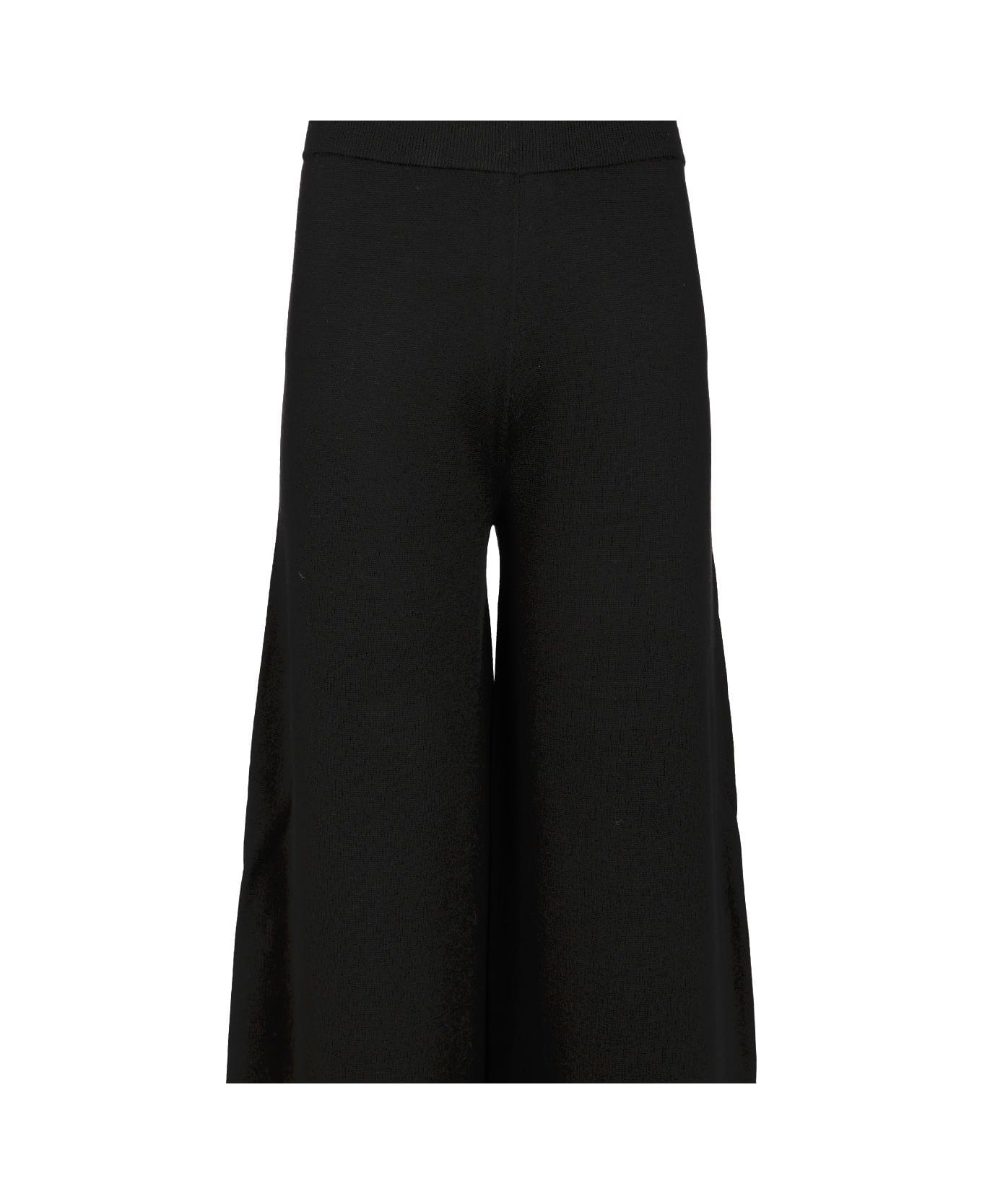 Max Mara Wool Yarn Trousers - BLACK