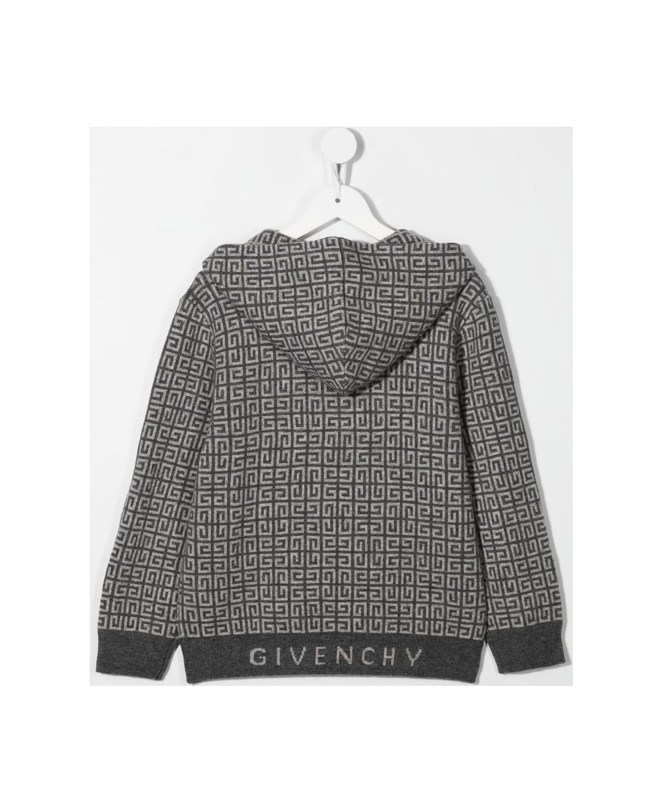 Givenchy Grey Wool Cardigan - Grigio