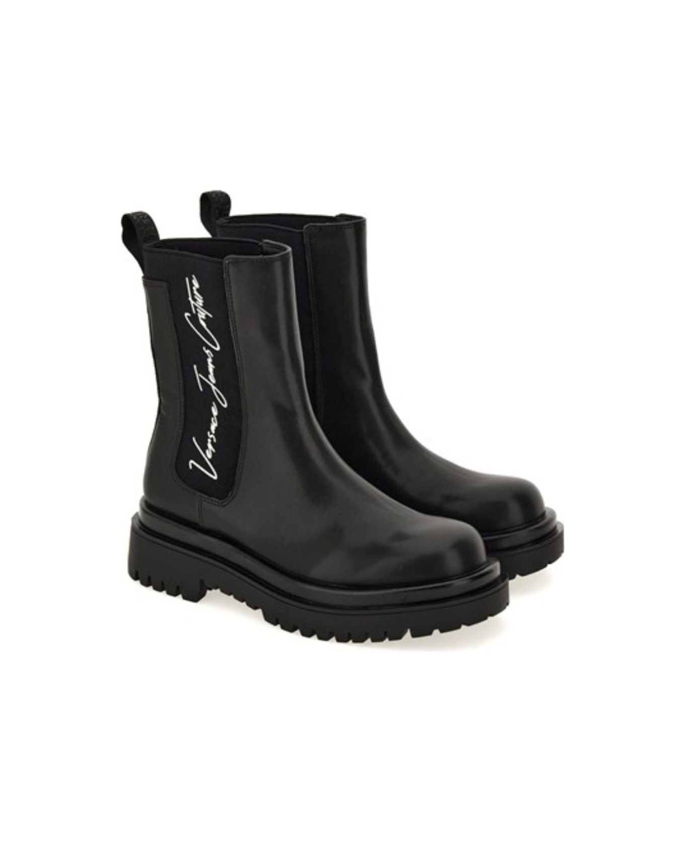 Versace Jeans Couture Ankle Boots - Black