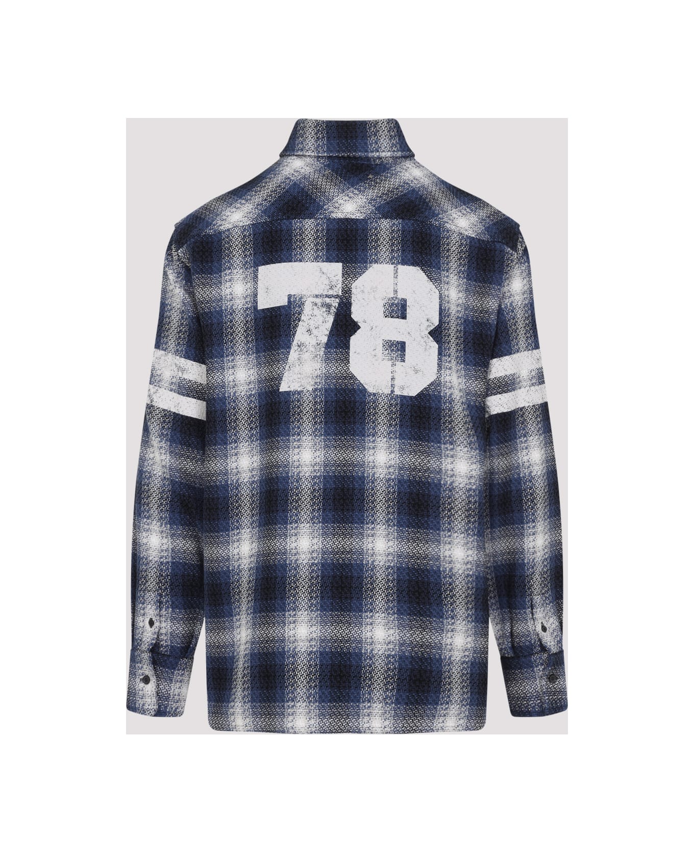 Golden Goose Check Shirt - Ice Indigo