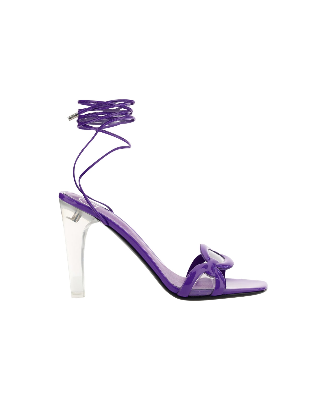 Valentino Garavani 1967 Chain Sandals - Purple