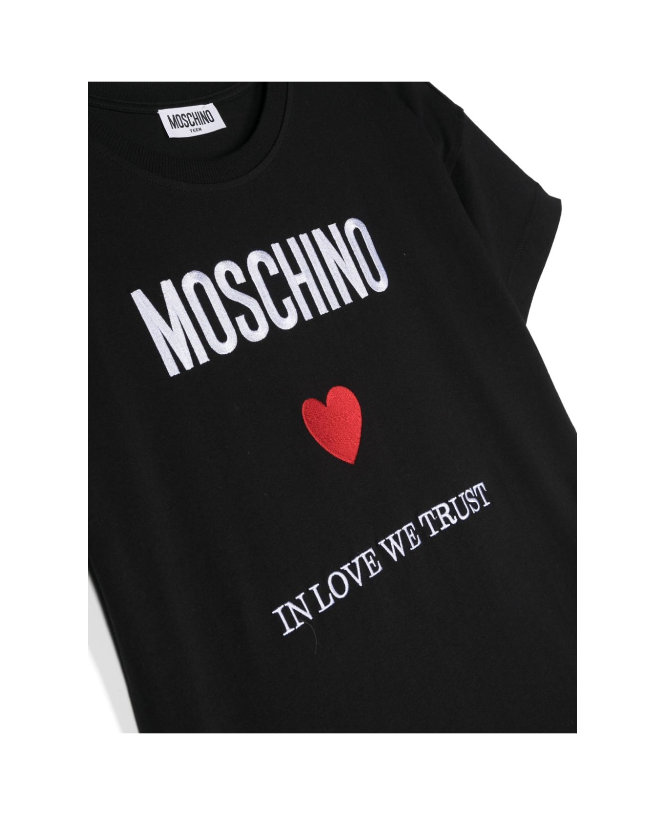 Moschino Abito Con Logo - Black
