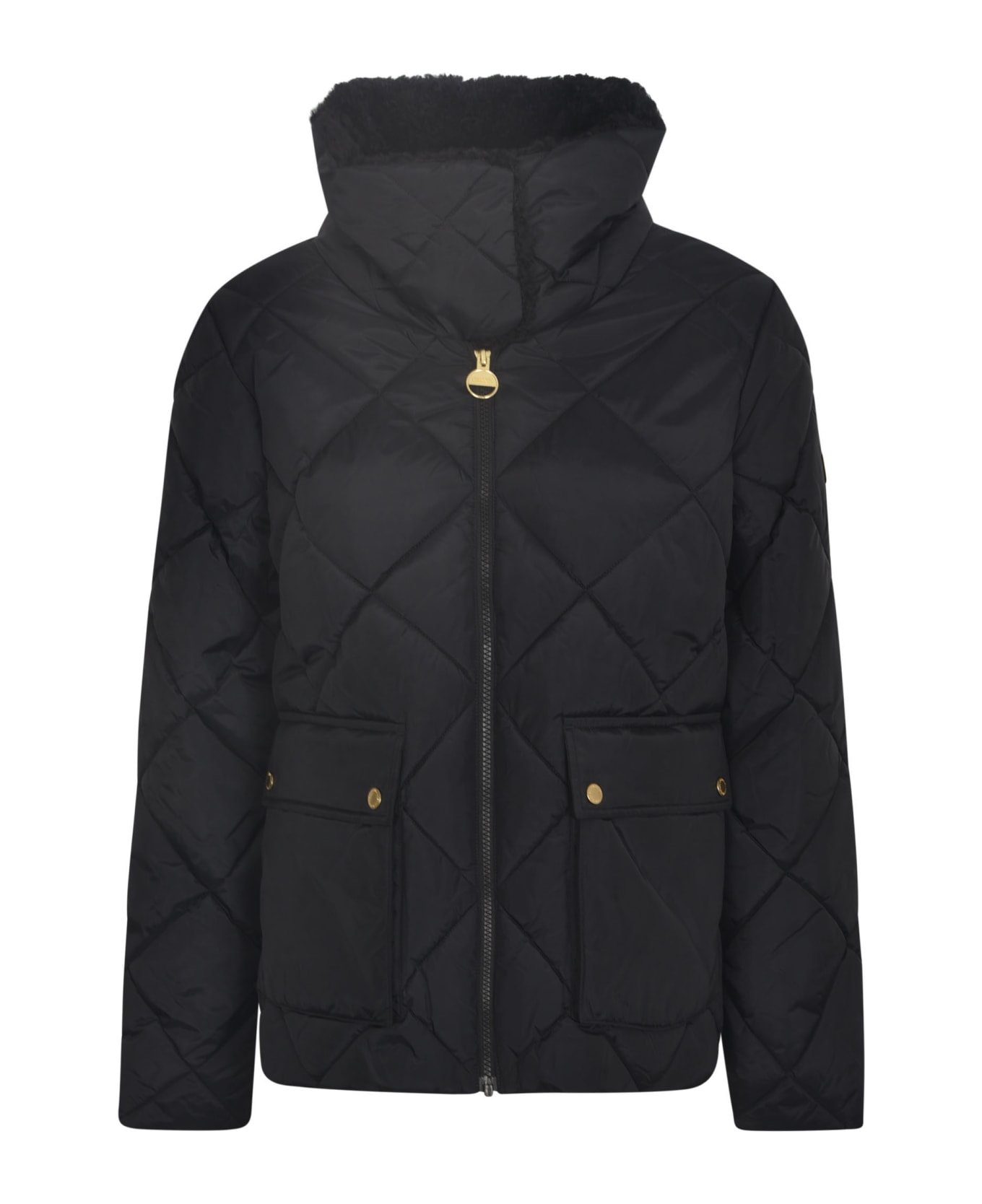Barbour Quilted Zip Classic Jacket - Black