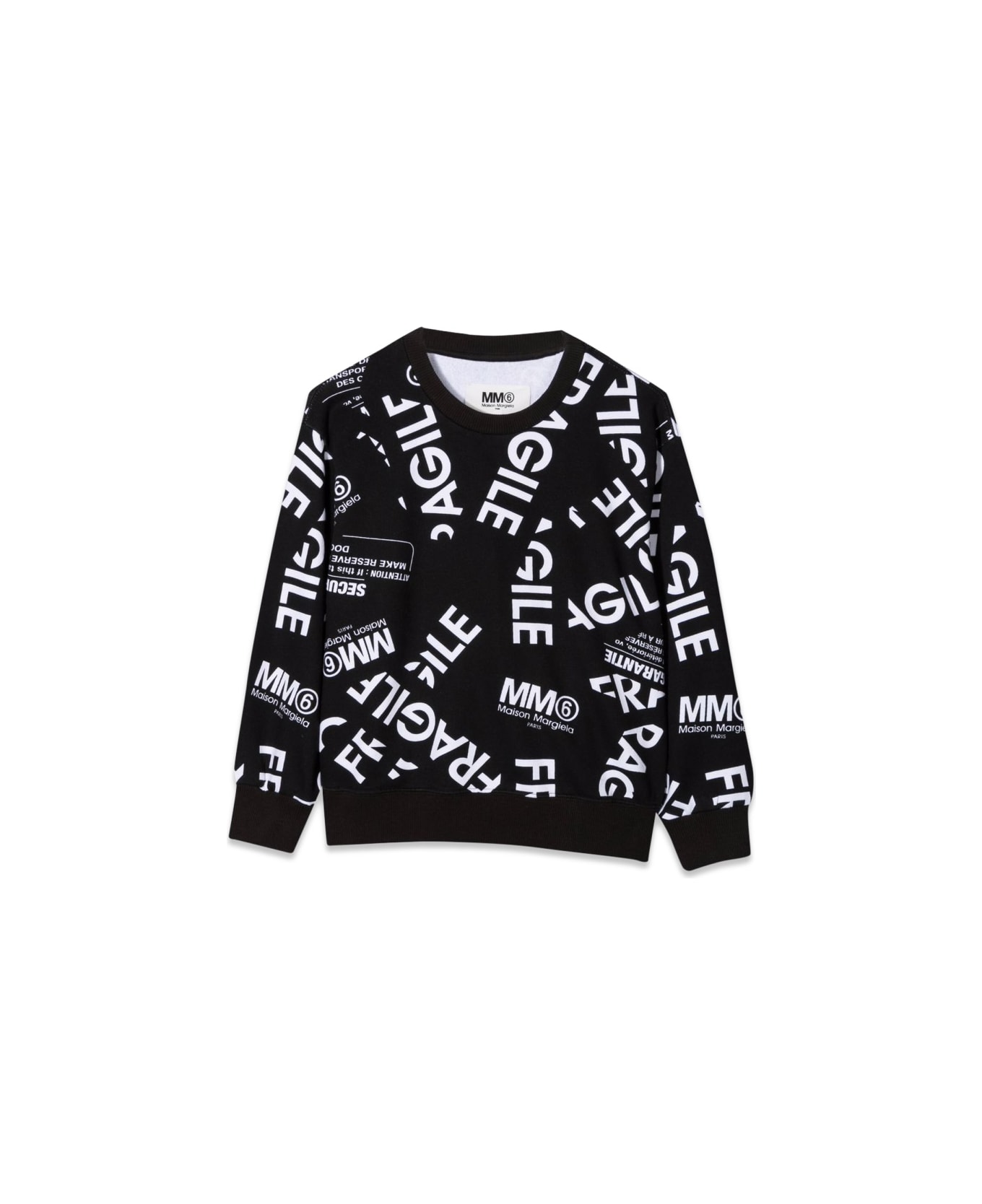MM6 Maison Margiela Felpa - BLACK
