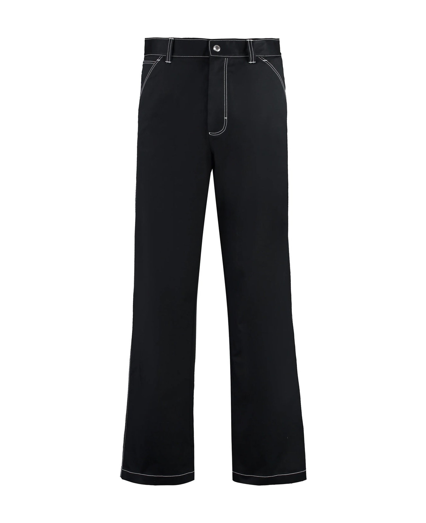 Prada Multi-pockets Cotton Pants - Black