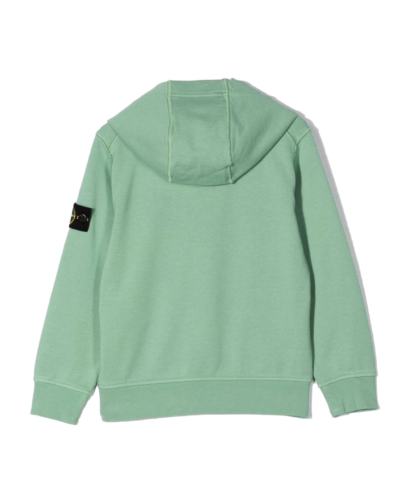 Stone Island Green Cotton Sweatshirt - Verde