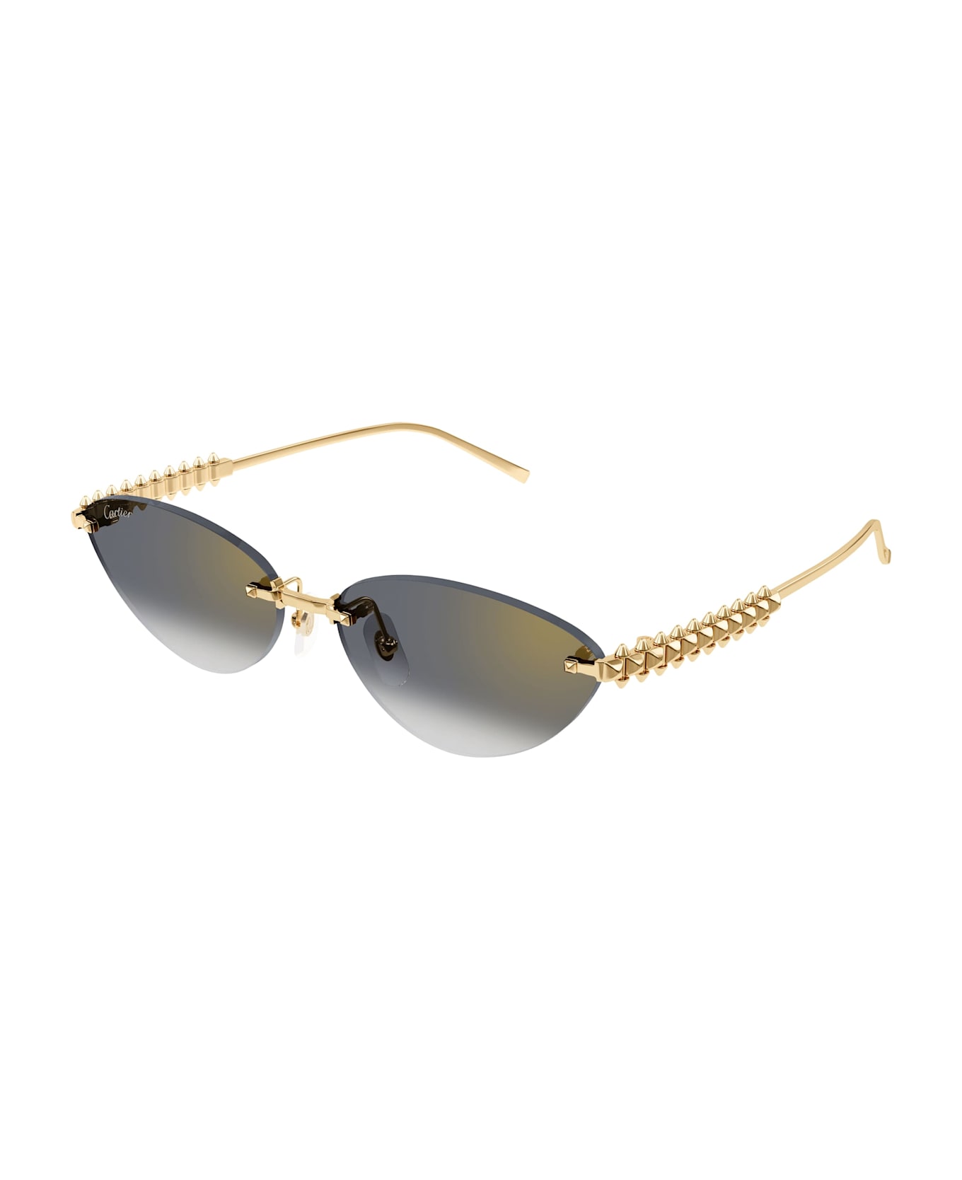 Cartier Eyewear Clash De Cartier Ct0543s-001 - Gold Sunglasses - Gold