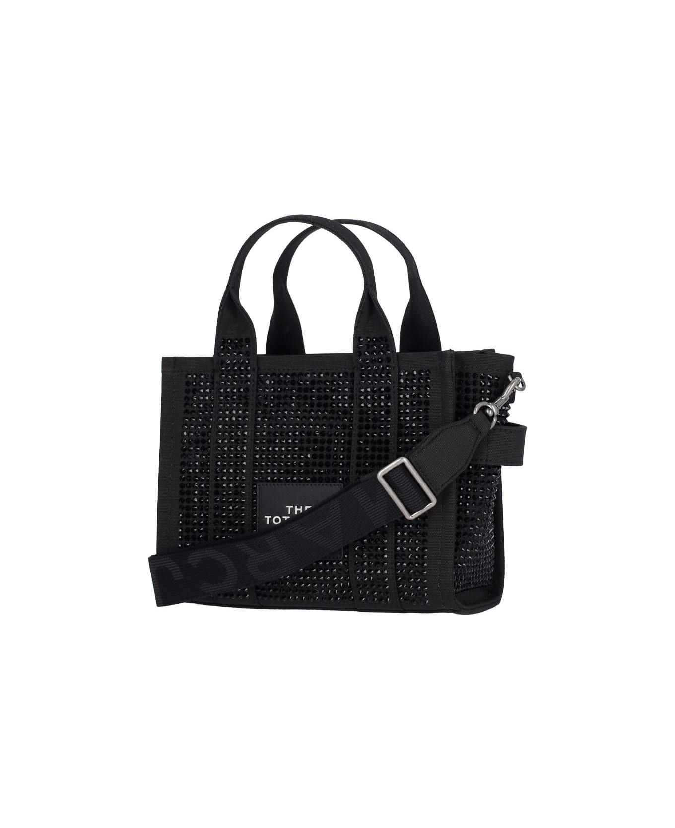 Marc Jacobs 'the Small Tote' Bag - Black Crystal