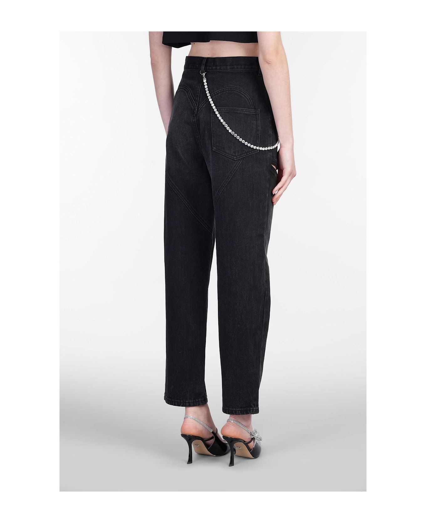 AREA Jeans In Black Denim - black