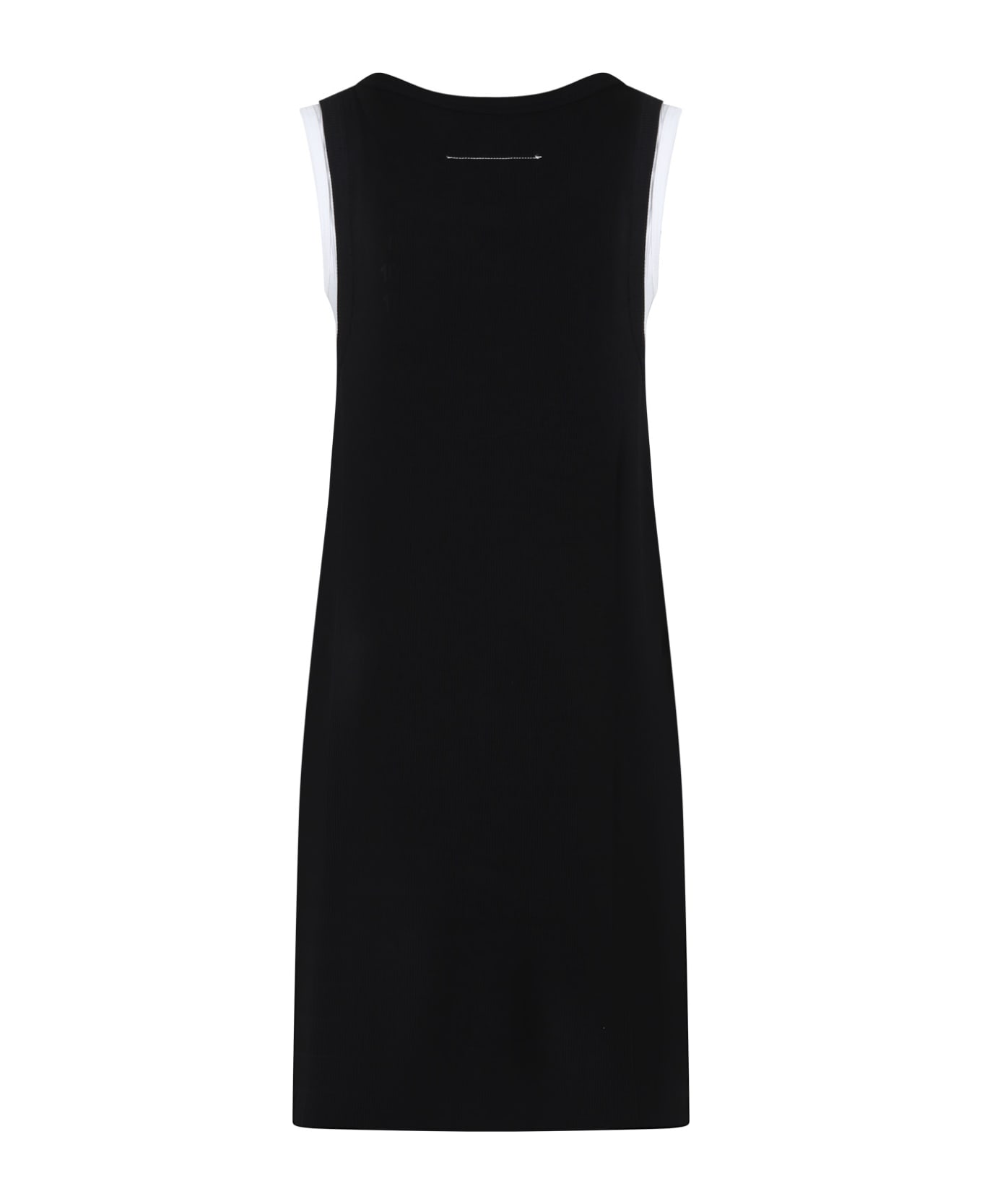 MM6 Maison Margiela Black Casual Dress For Girl