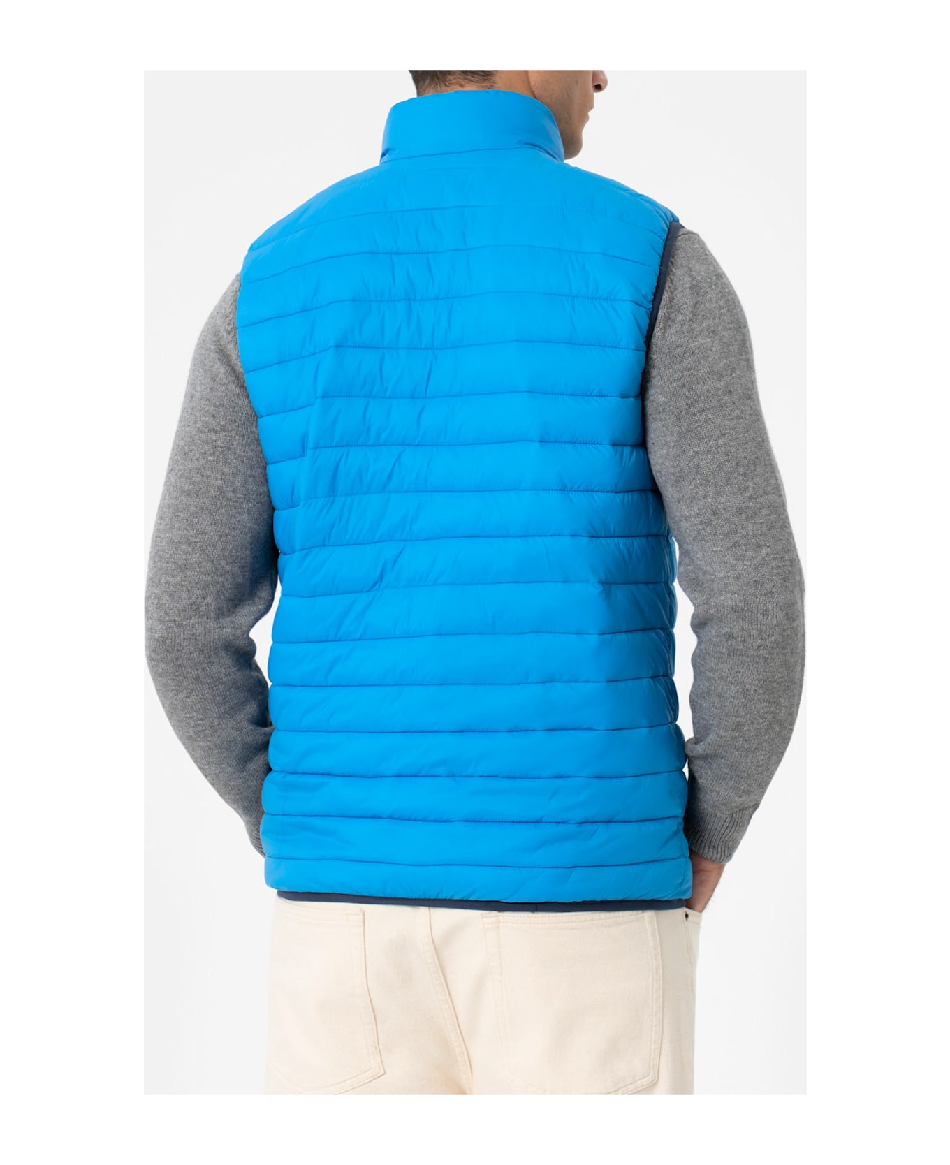 MC2 Saint Barth Man Bluette Padded Vest Aspen