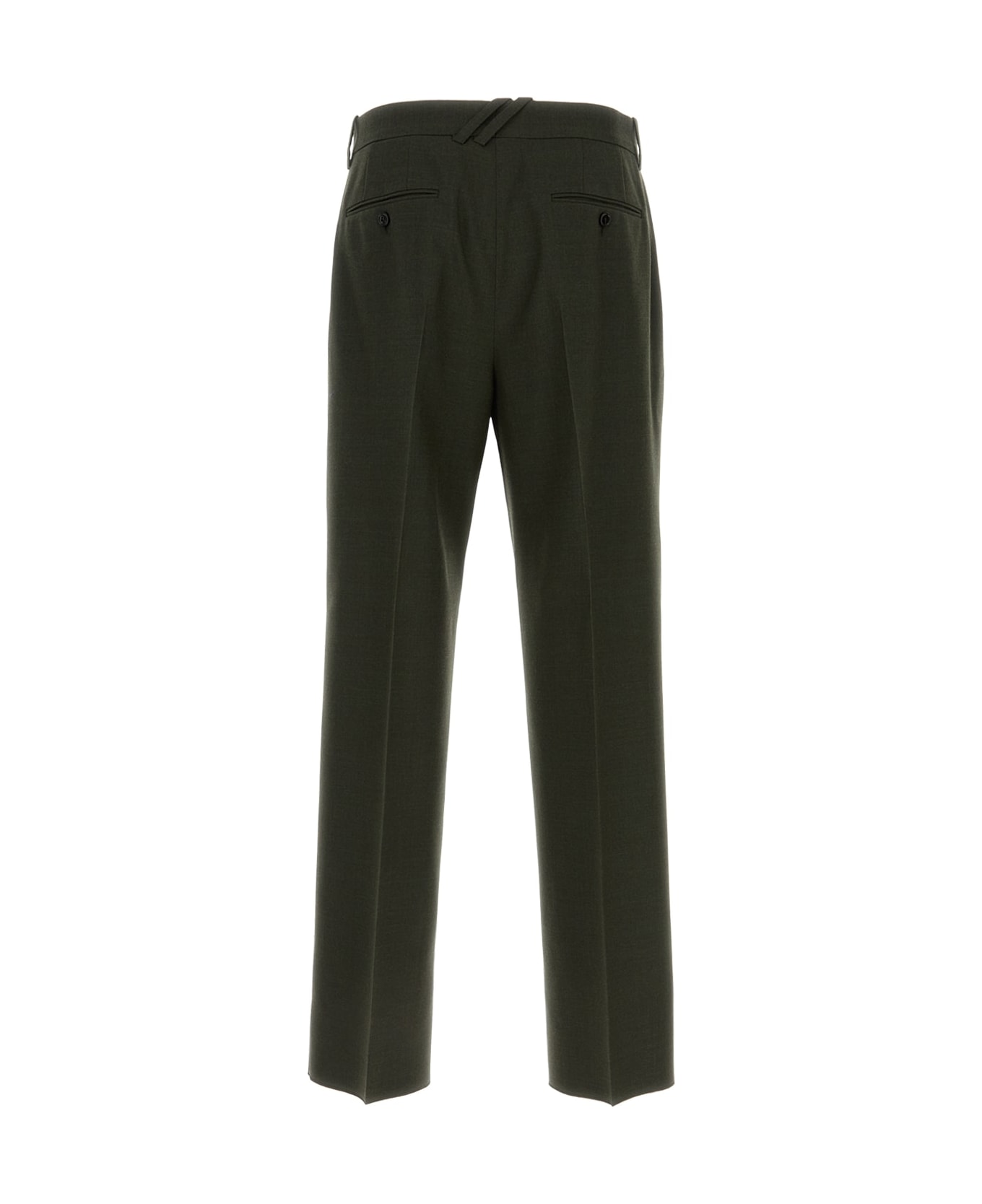 Burberry Bottle Green Wool Pant - GLEN