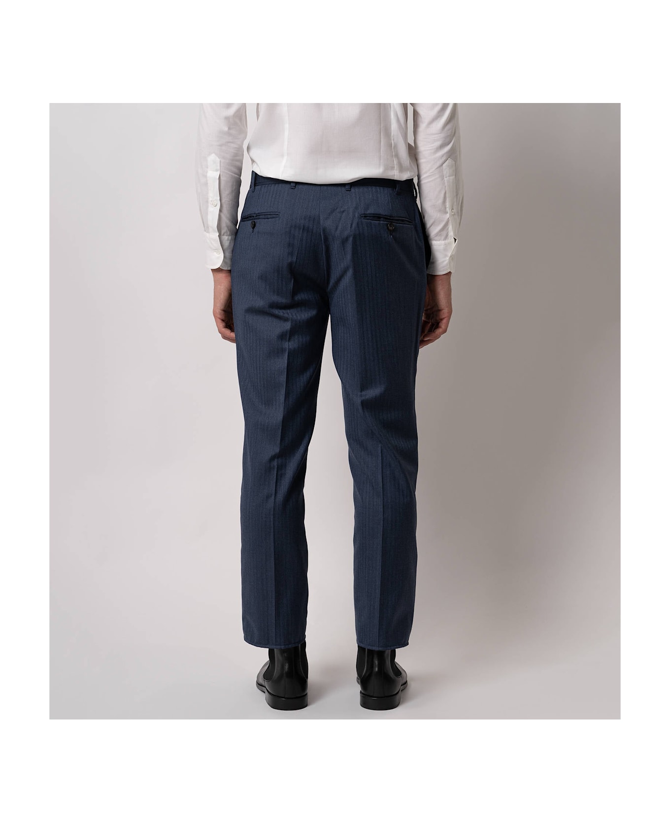 Larusmiani Trousers Casablanca Pants - Blue