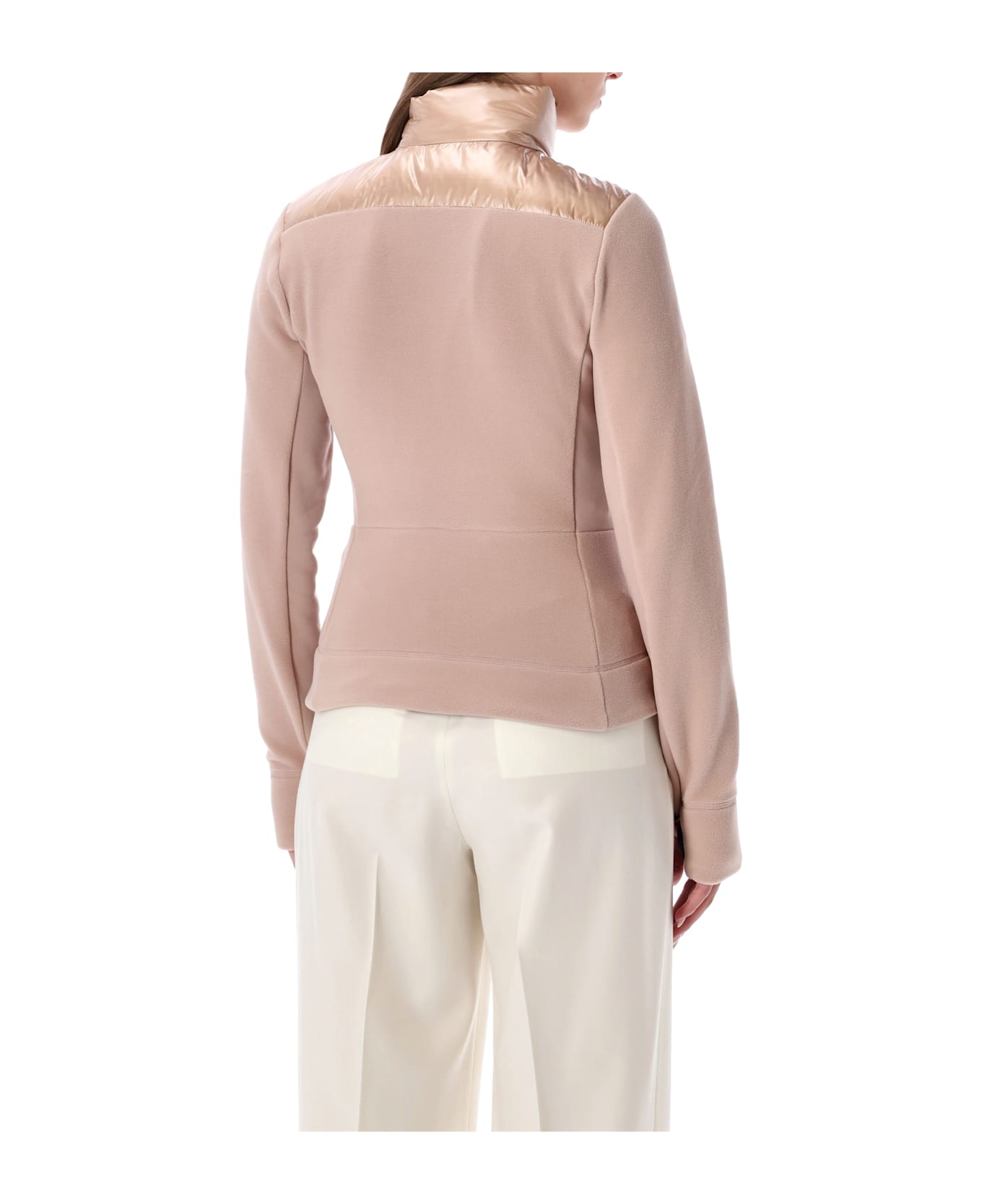 Moncler Grenoble Padded Nylon Laqué Sweatshirt - ROSE