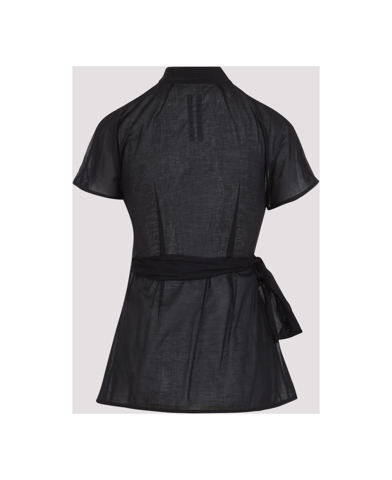 Rick Owens Laura V-neck Top - Black