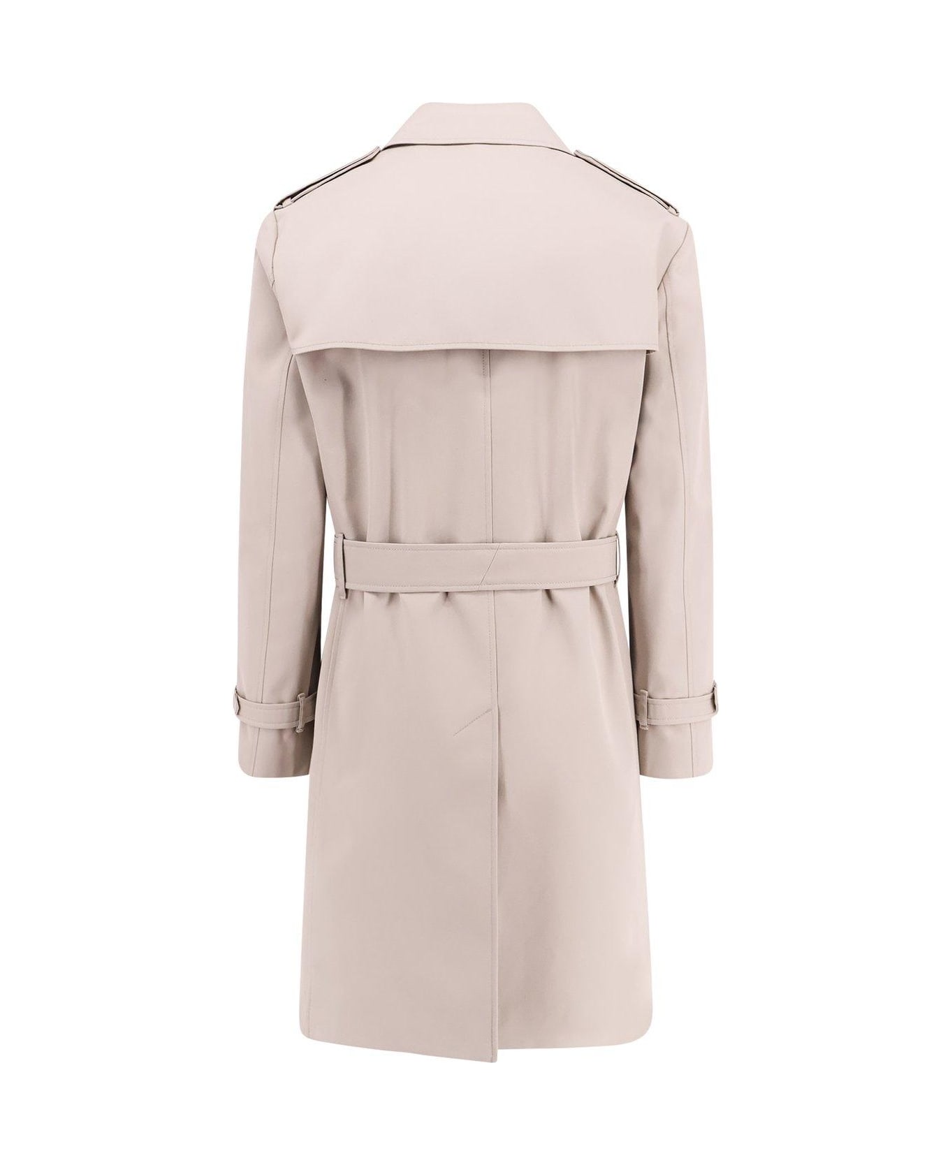 Burberry Belted Waist Trench Coat - HERON レインコート
