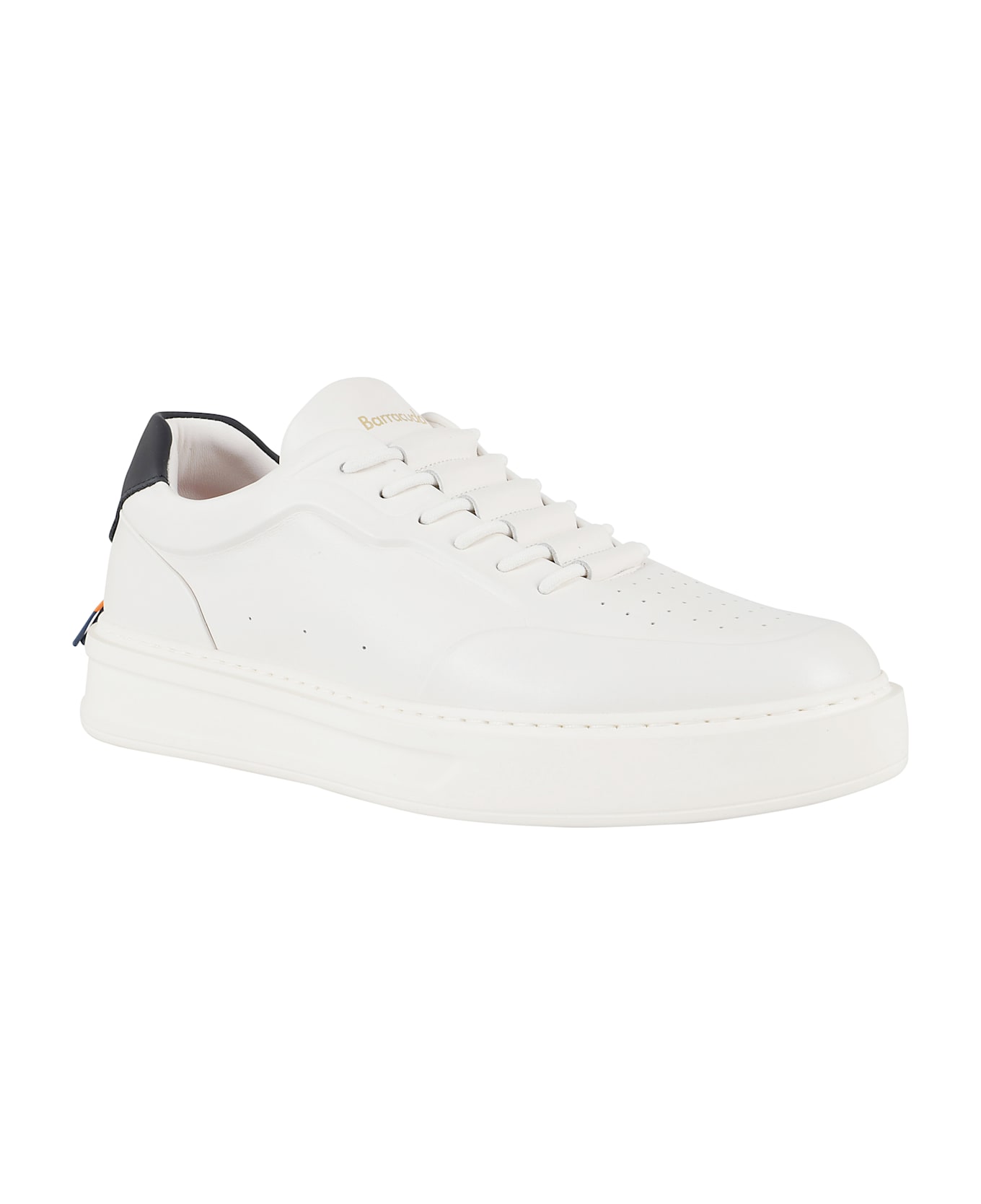 Barracuda Fondo Phoenix Pelle Liscia - Bianco Nero