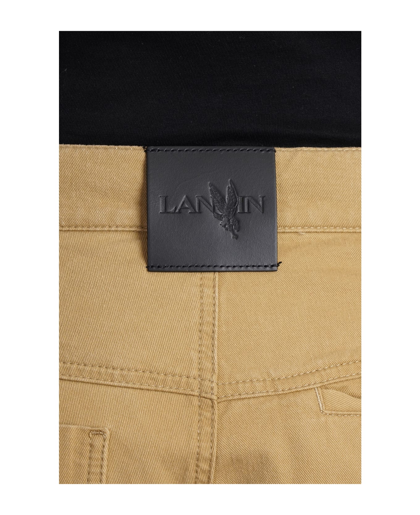 Lanvin Jeans In Beige Cotton - beige ボトムス