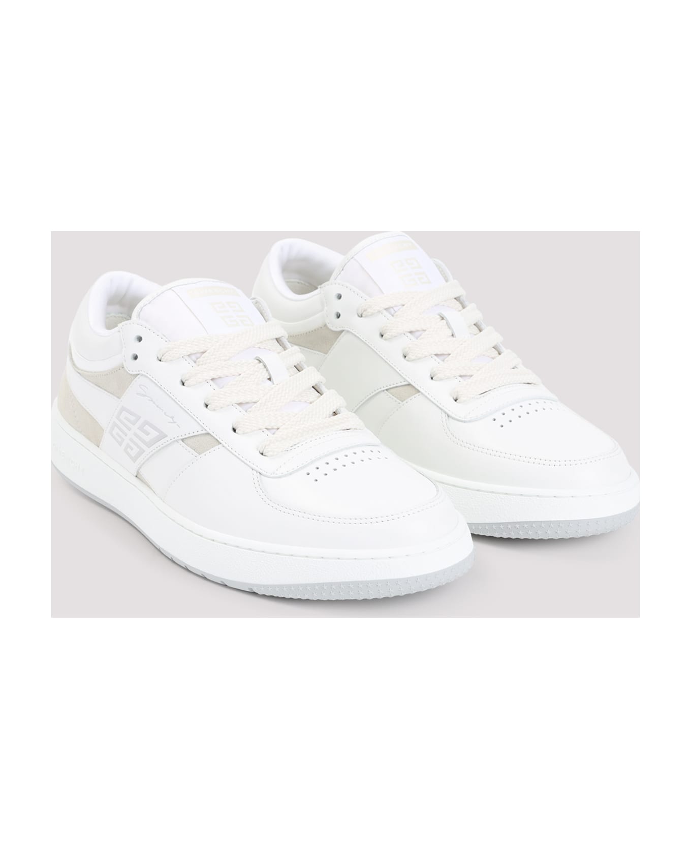 Givenchy G Move Low Sneakers - White Beige