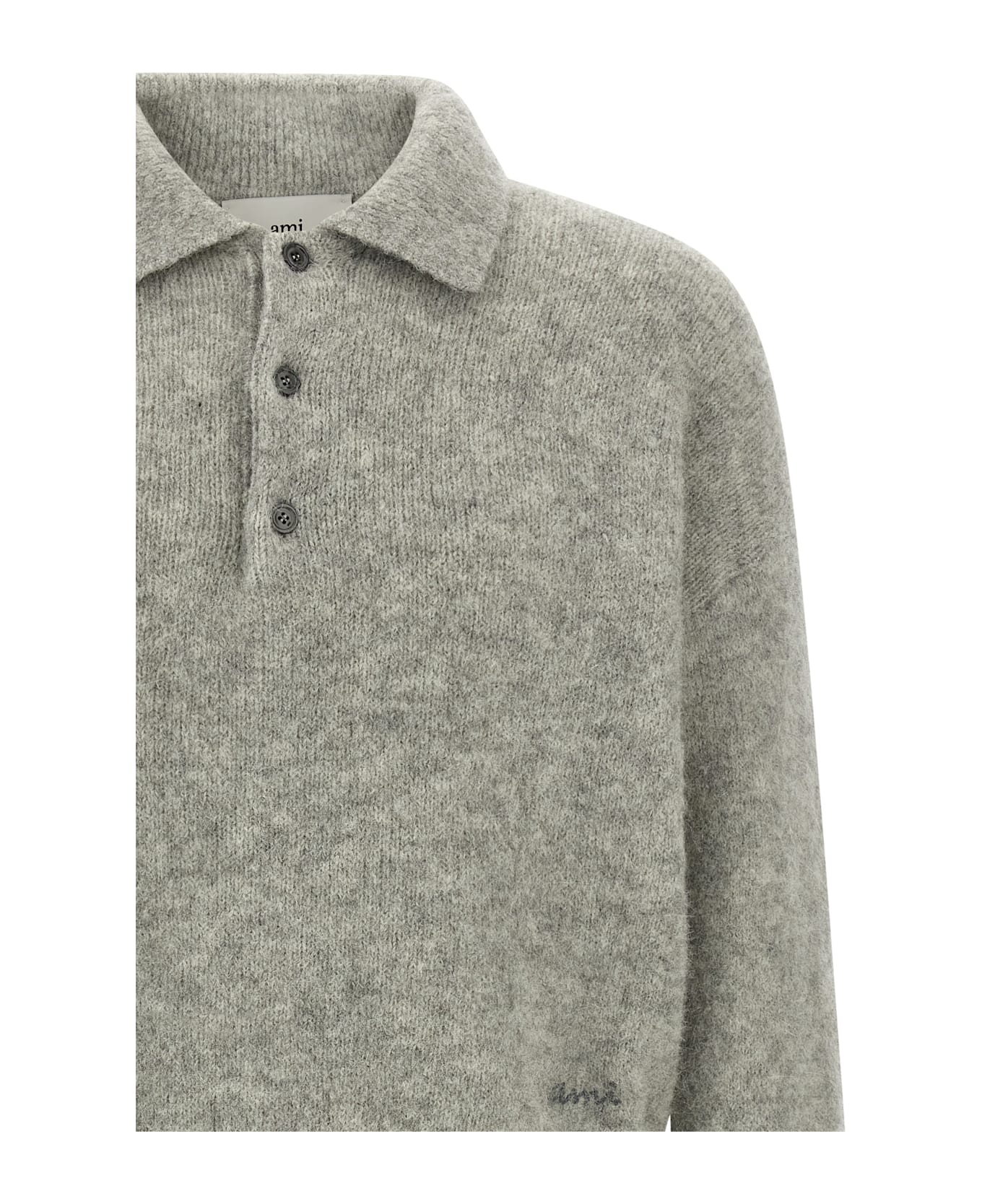 Ami Alexandre Mattiussi 
ami
 Polo Shirt - Gray