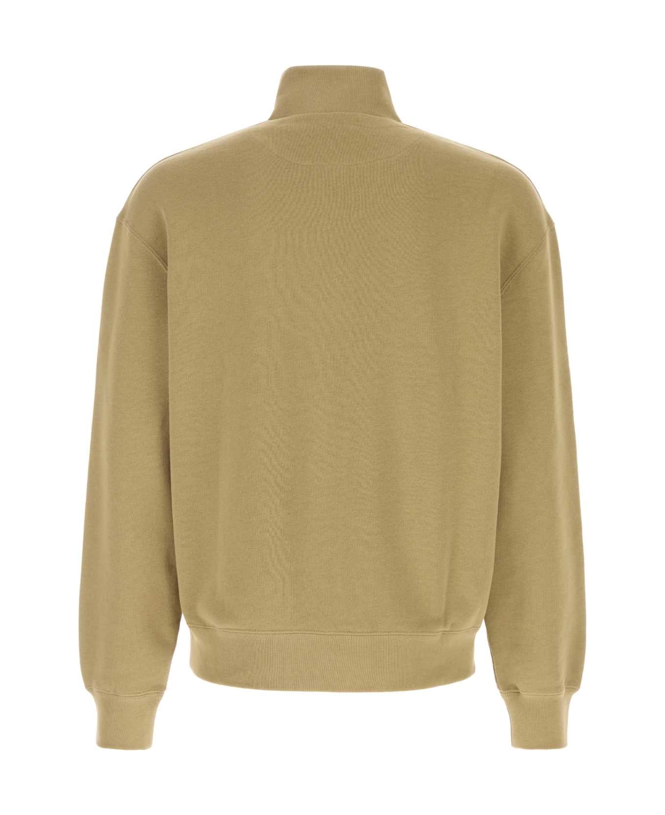 Maison Kitsuné Khaki Cotton Sweatshirt - CARDAMON