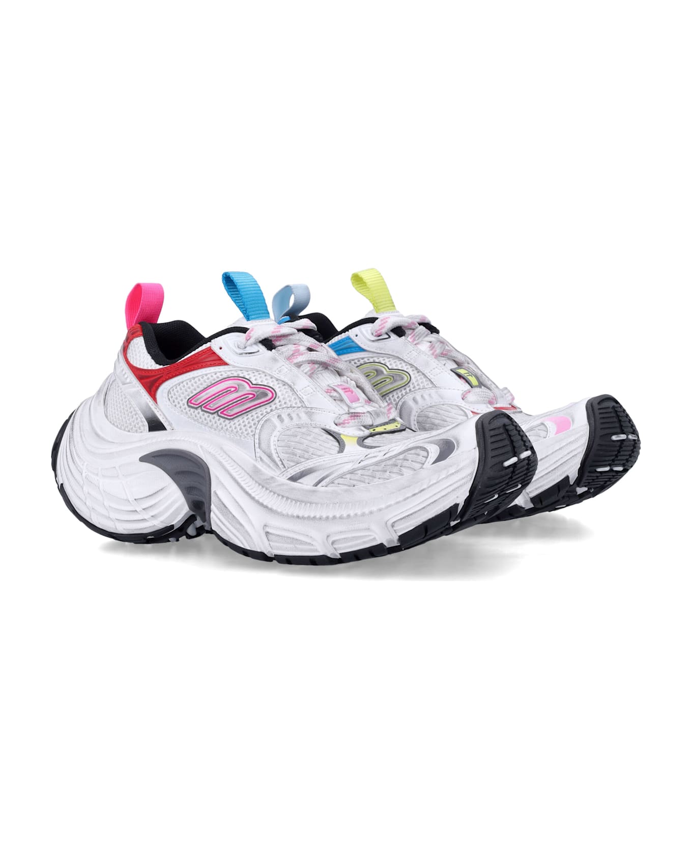 Balenciaga Woman's 6xl Sneakers - WHITE/PINK/MULTICOLOR/BLACK