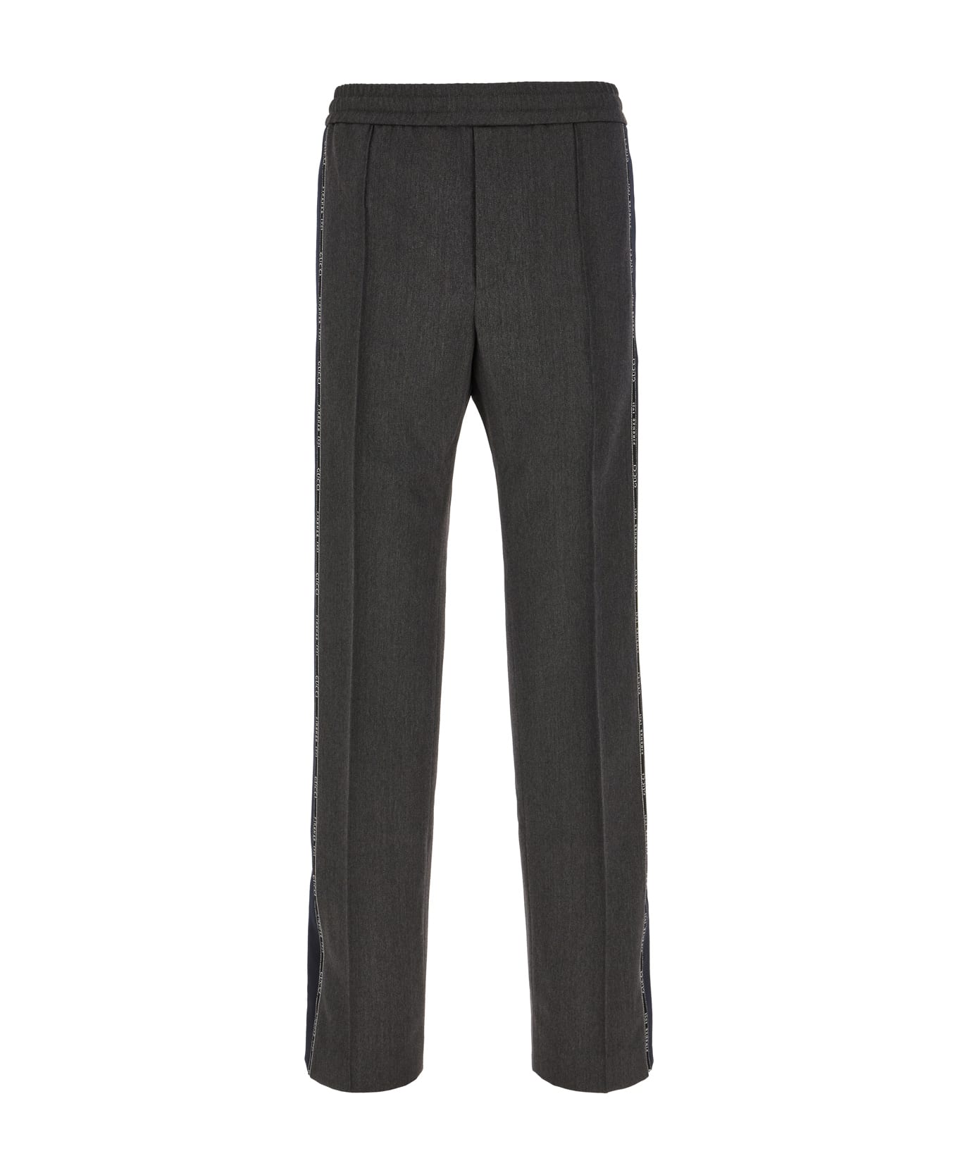 Gucci Dark Grey Wool Pants - DK GREY NAVY