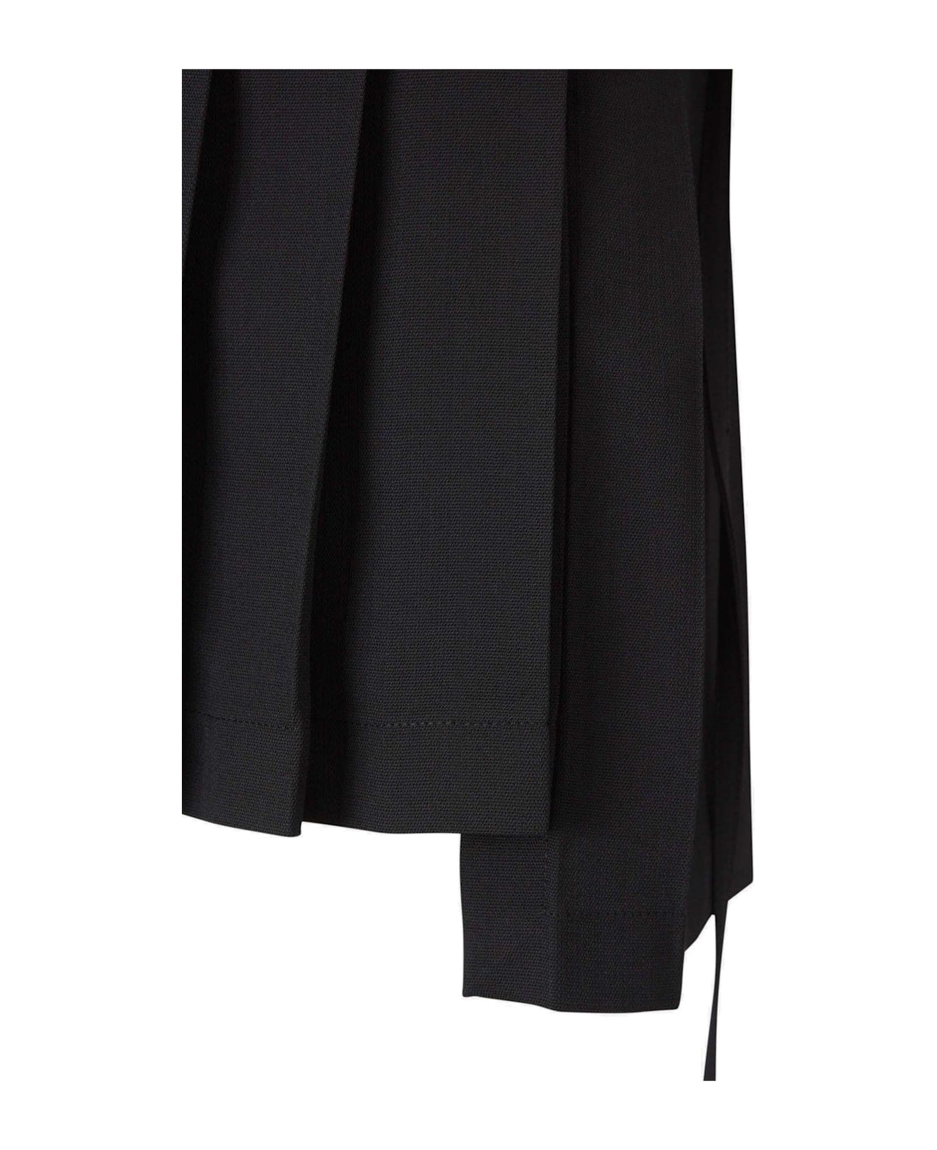 Acne Studios Low-rise Pleated Mini Skirt - 900 BLACK