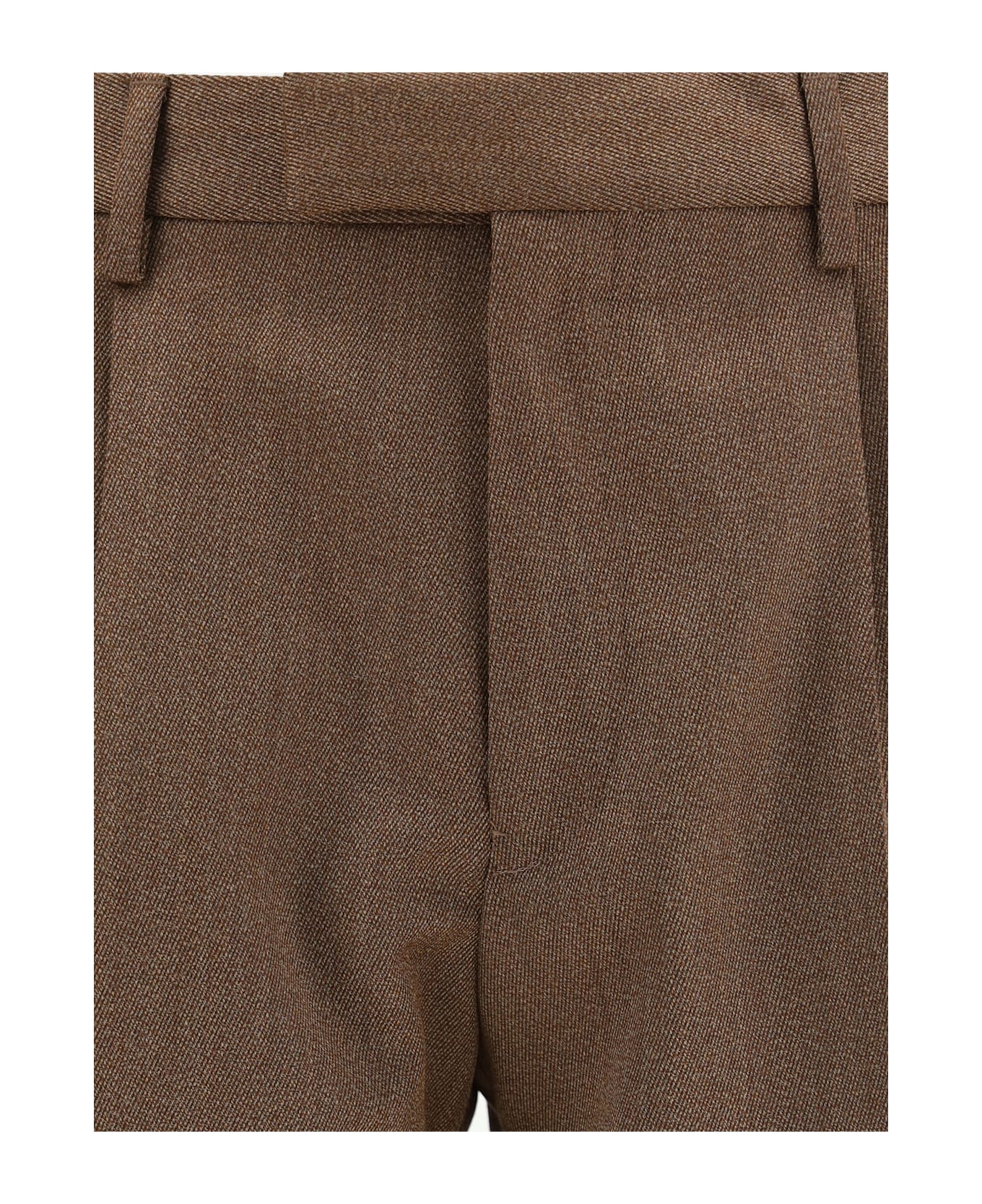Zegna Tailored Trousers In Brown
